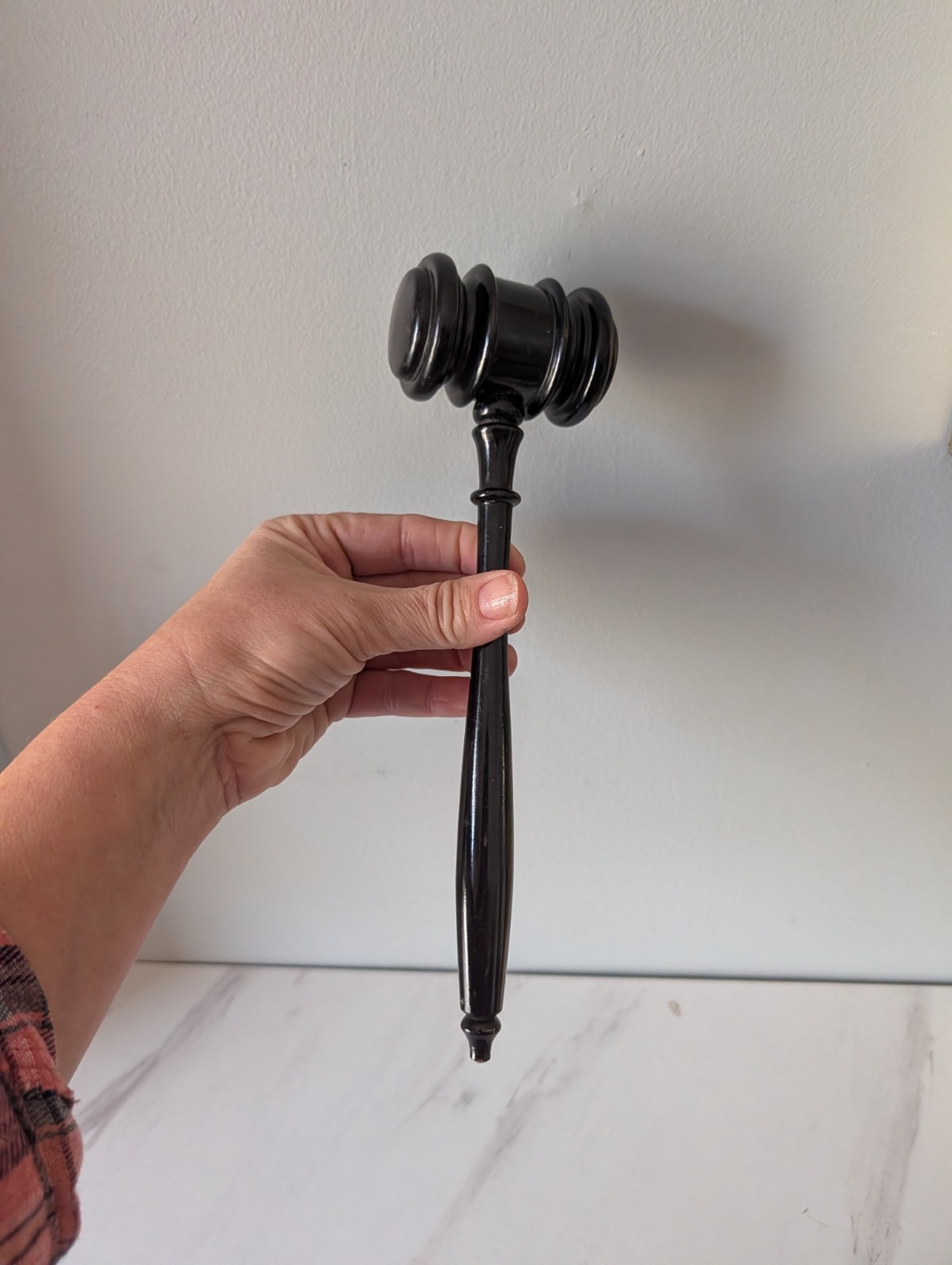 Vintage Black Gavel Mallet