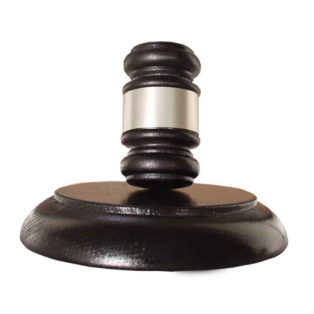 Wood Gavel and Sound Block Set Handcrafted Wooden Gavel with Round Block for …