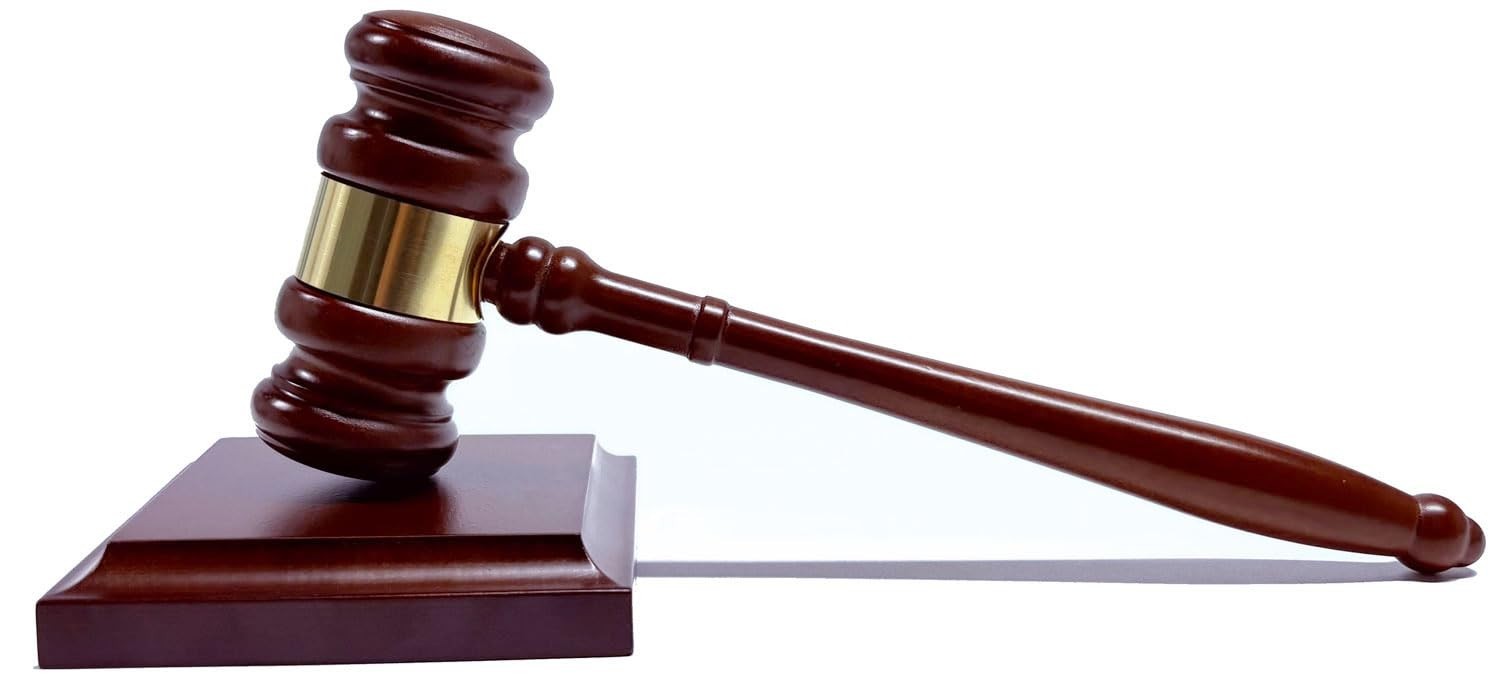 Handcrafted Wooden Gavel & Block Set – Ideal for Judges, Lawyers, Auctions, Gift