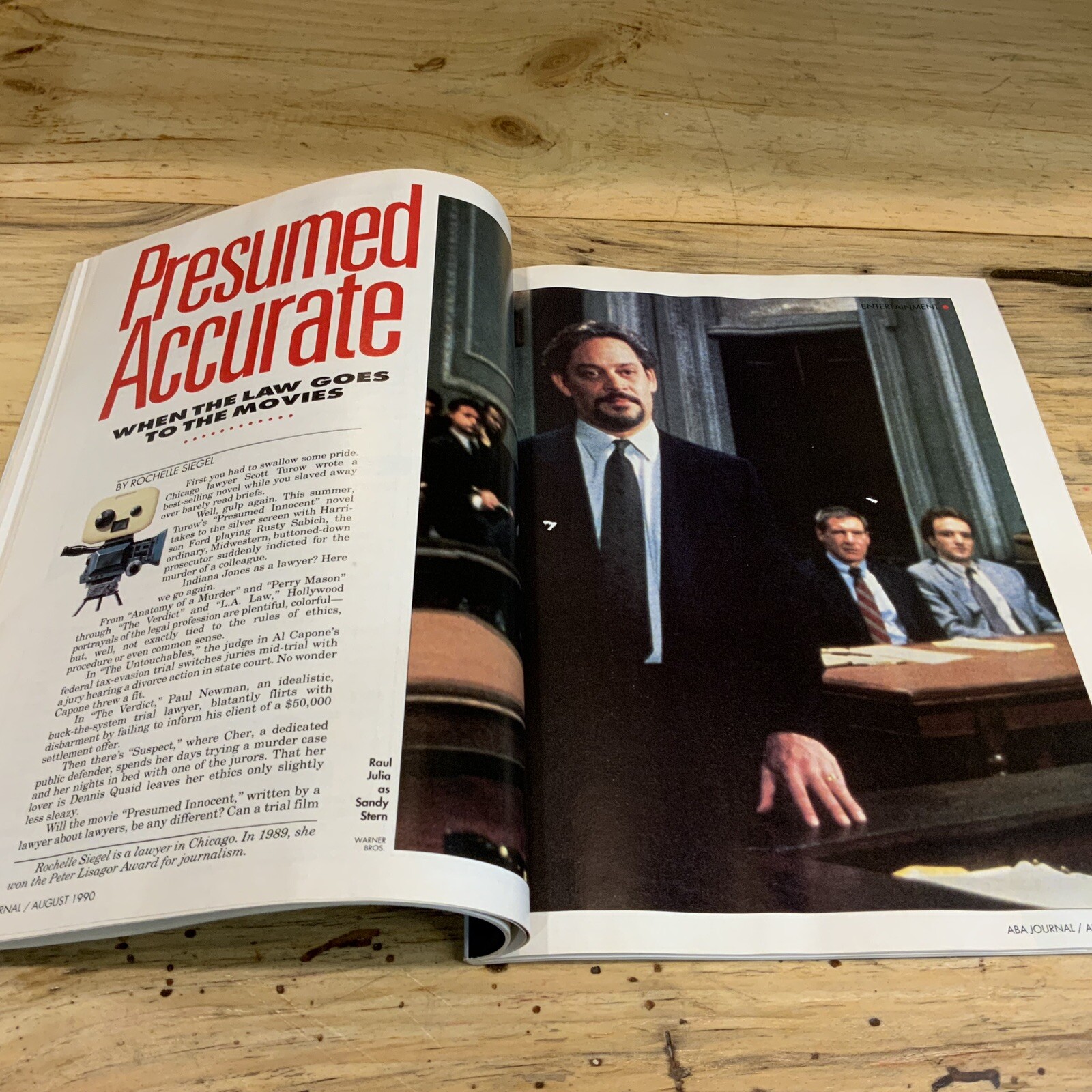 Chicago Lawyers 1990 ABA Journal Presumed Innocent Law Ethics Klan Litigation