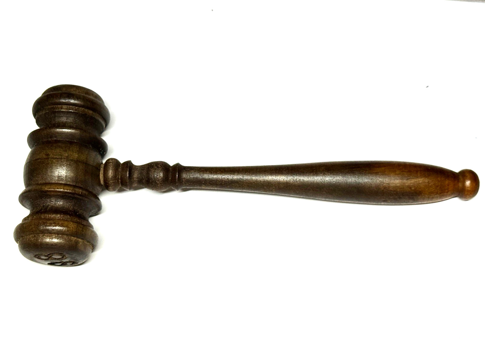 Vintage Wooden Gavel Wood Meeting Judges Judge ORDER COURT Costume Patina #98 86