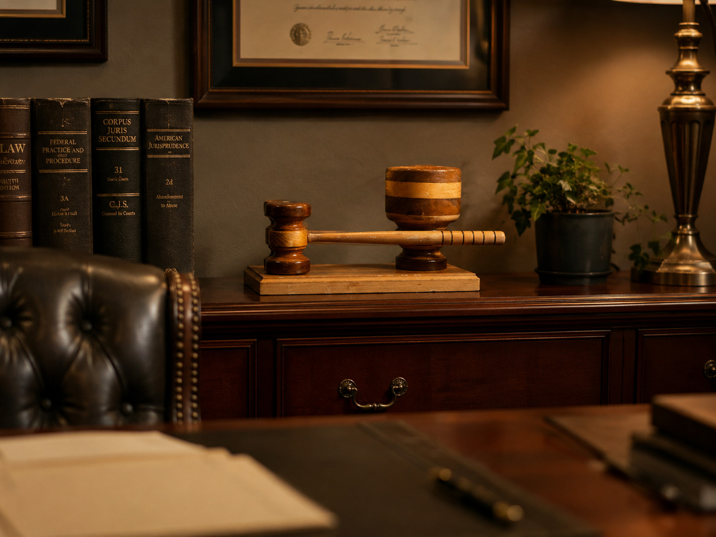Wood Gavel and Sound Block Presentation Set 12.5″ x 4.5″ x 6″