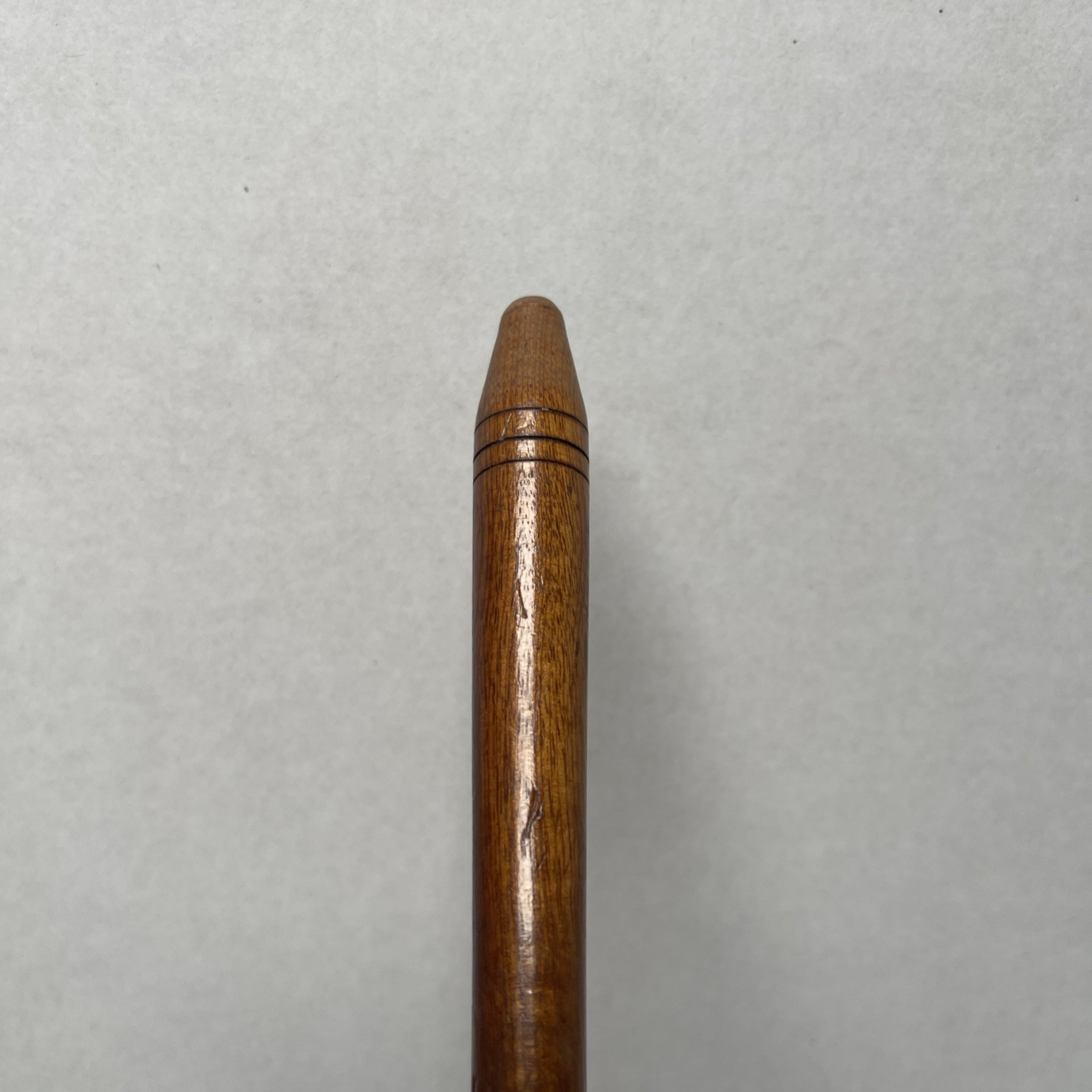 Vintage Judge/Auctioneer Gavel With Metal Strike Plates