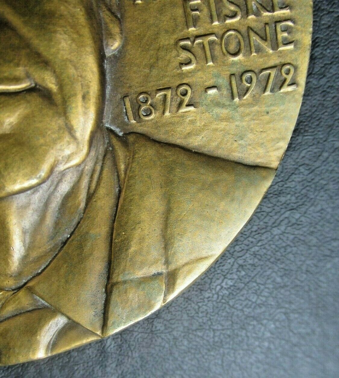 Columbia University Law Harlan Fiske Stone Fellowship Bronze Medal Medallic Art