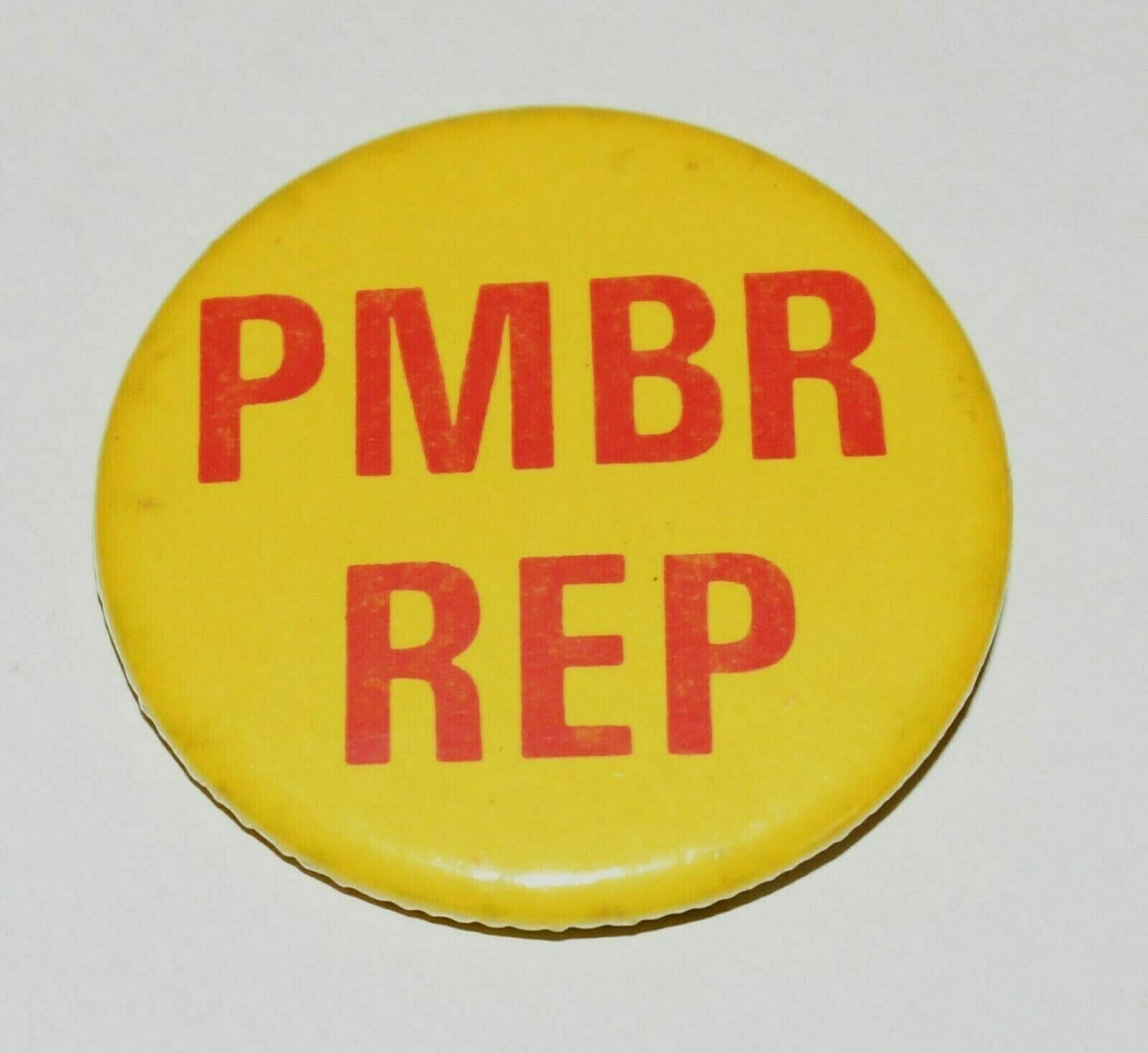 1970s PMBR Rep Pin Pinback – Professional Multistate Bar Review Lawyer – 2.25in