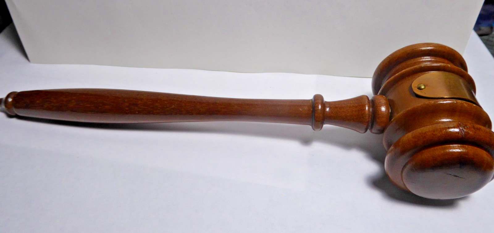 VTG Wooden Gavel Wood Judge Auctioneer Mallet 10» Meeting Hammer w/sound block