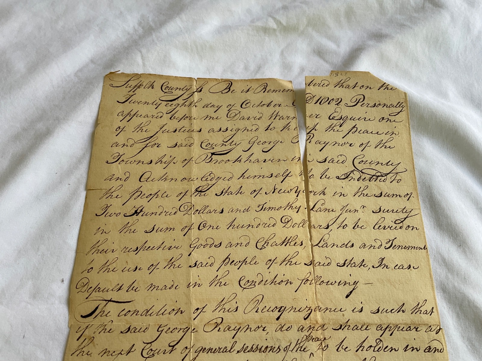 BASTARD CHILD MAN BEGARTS WITH MARRIED WOMAN E NORRIS28 OCT 1802 SUFFOLK CO