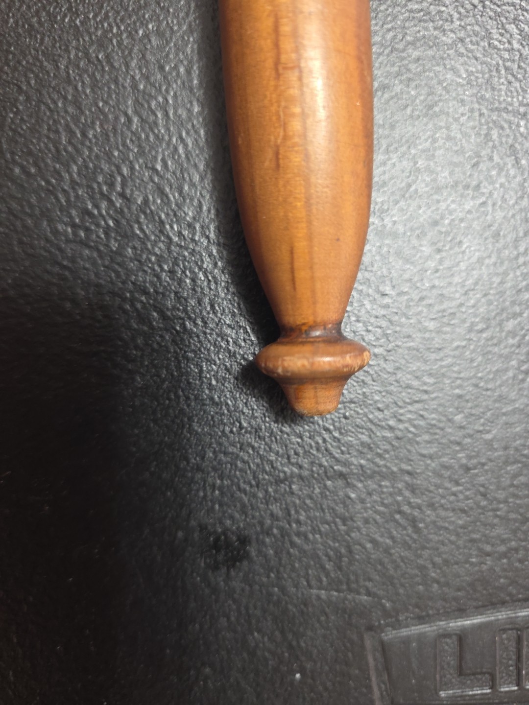 Vintage Wooden Gavel Circular Grooving, 11″ Long
