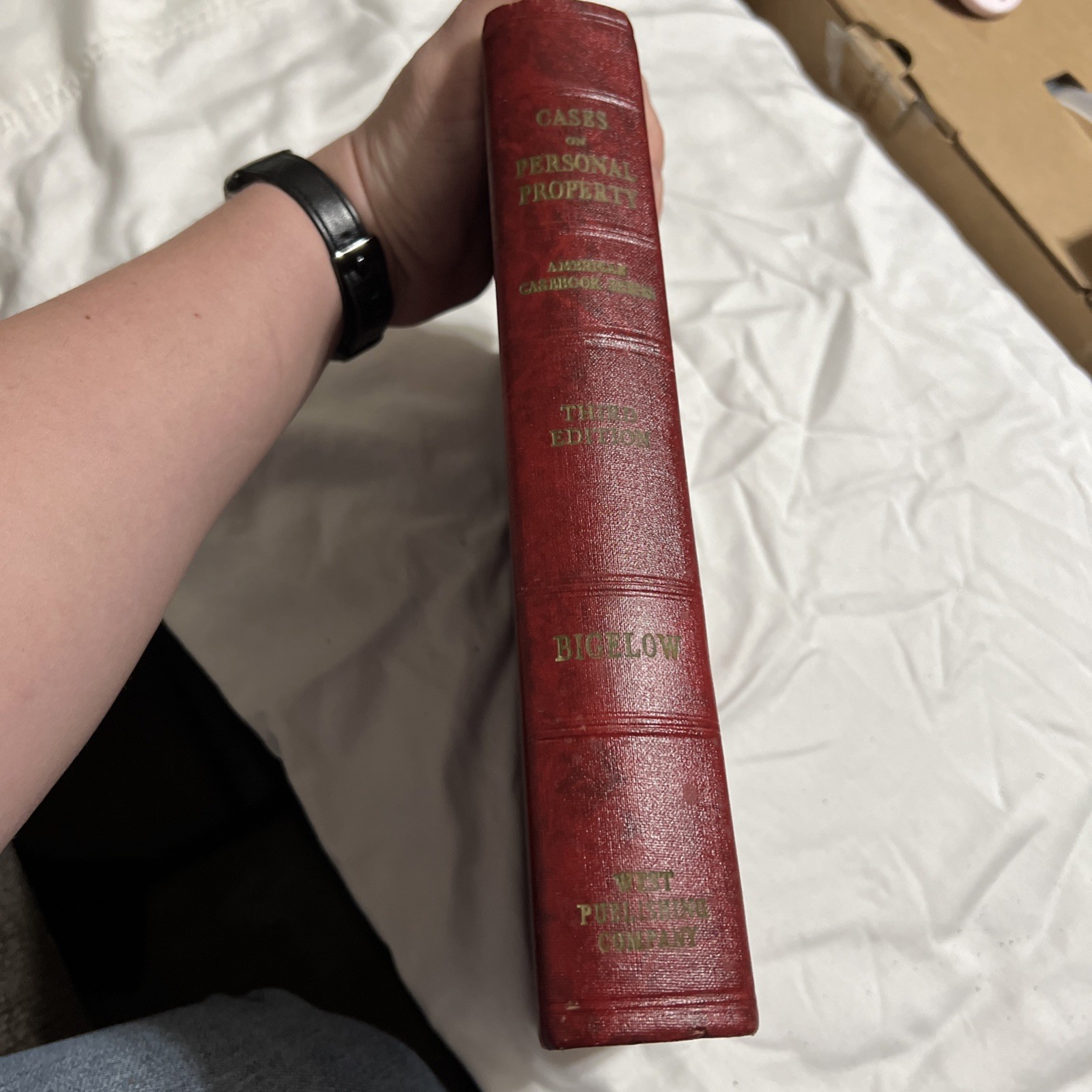 American Casebook Series Personal Property Bigelow 1942 3rd Edition