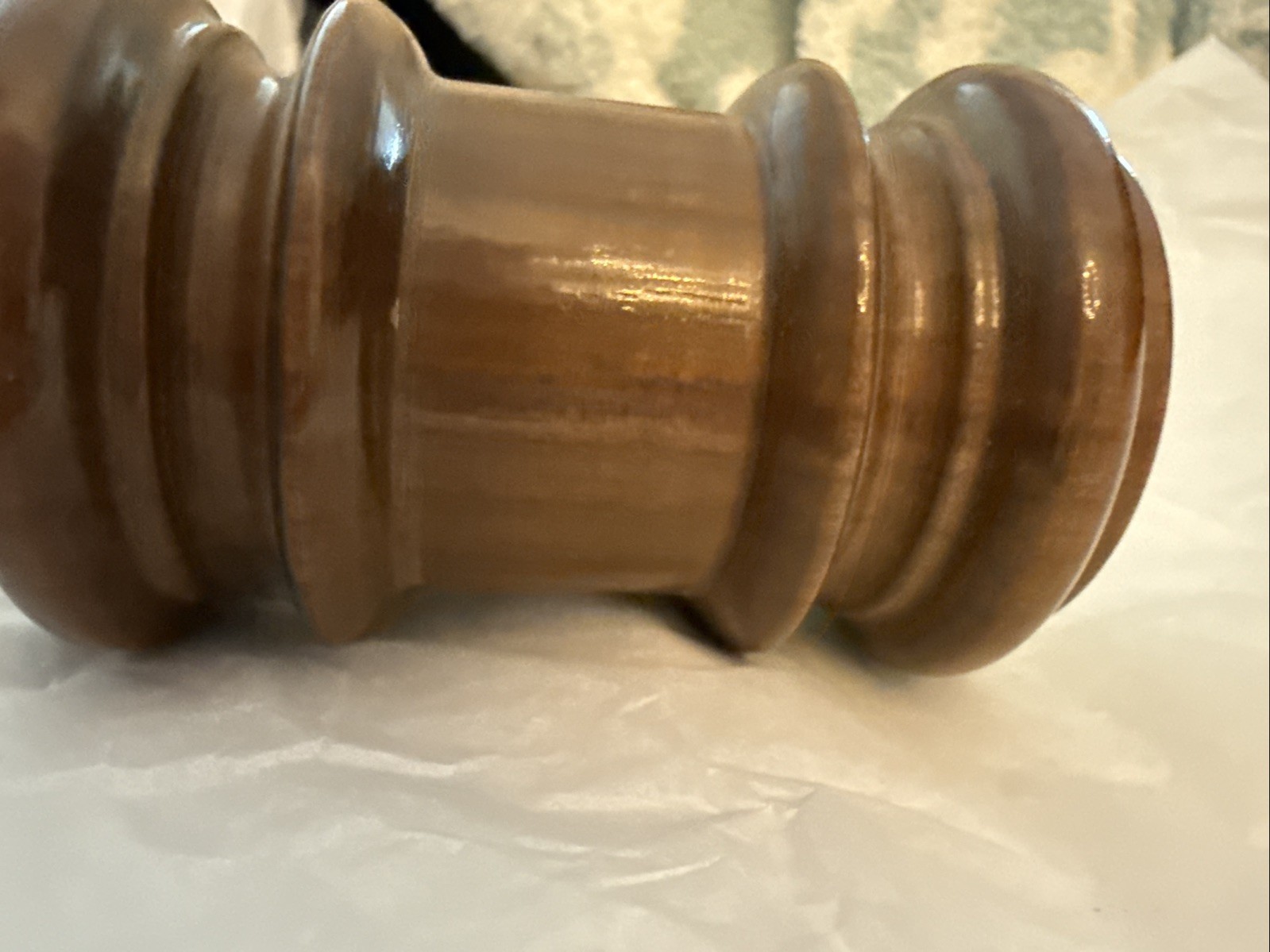 Antique Vintage Wood Gavel Hand Crafted Judge Court Auctioneer Mallet Hammer