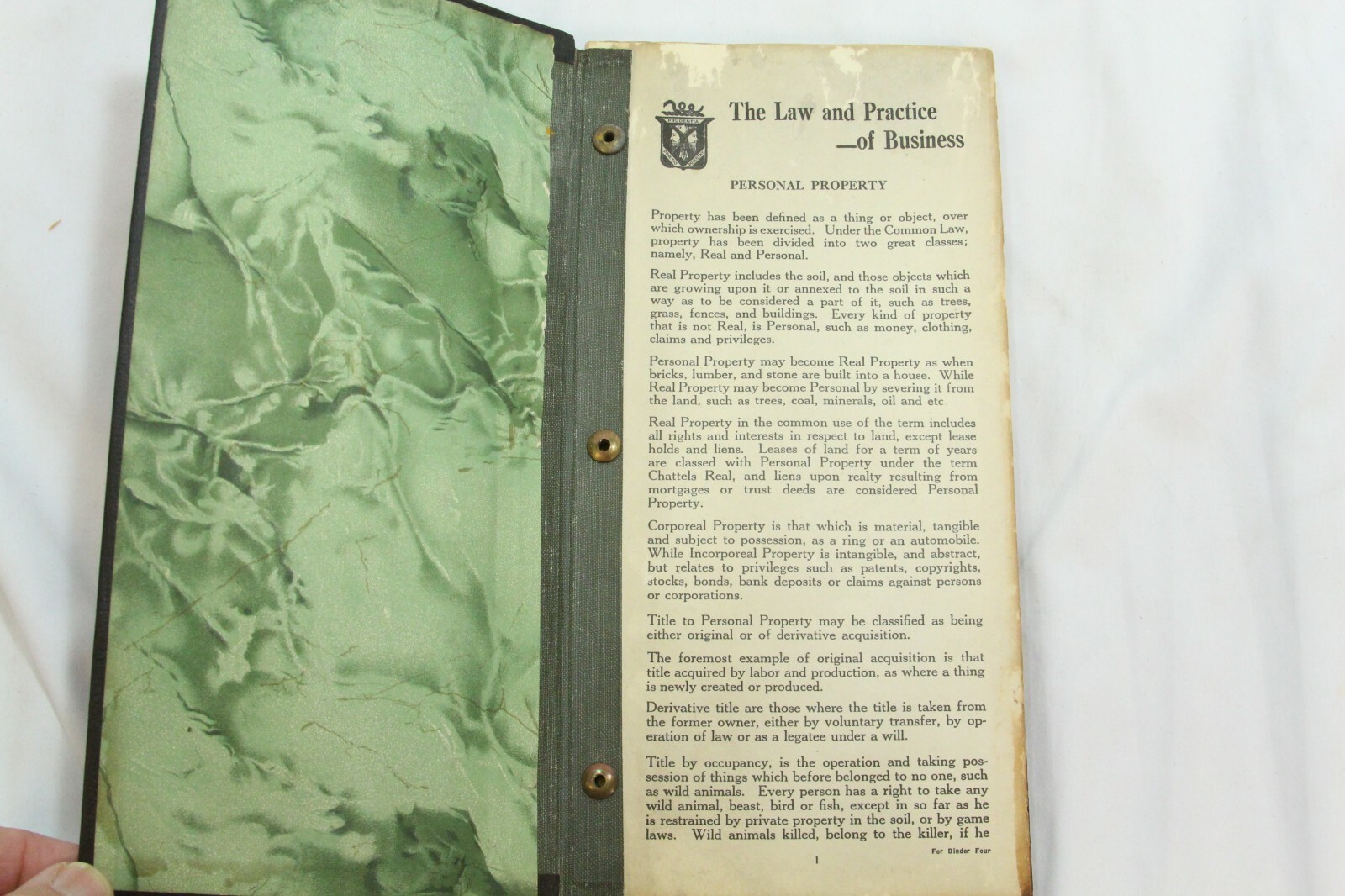 1923 Law Practice of Business American Academy of Letters Chicago Book