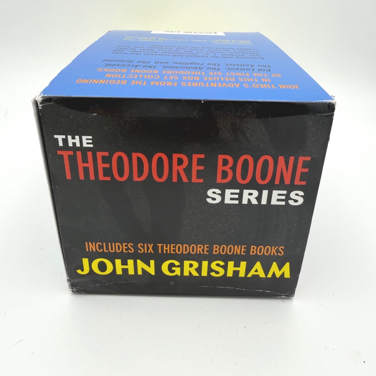 Theodore Boone John Grisham 6 Book Box Set Kid Lawyer Scandal Fugitive Activist
