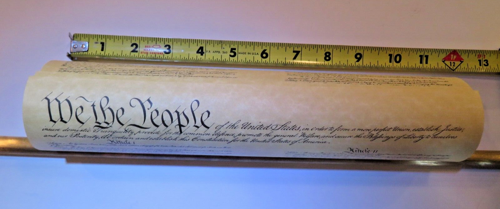 1787 United States CONSTITUTIONS (TWO) «We The People» Replica Kmart Rubbermaid®