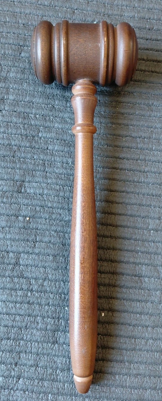 Vintage Wooden Judge Gavel