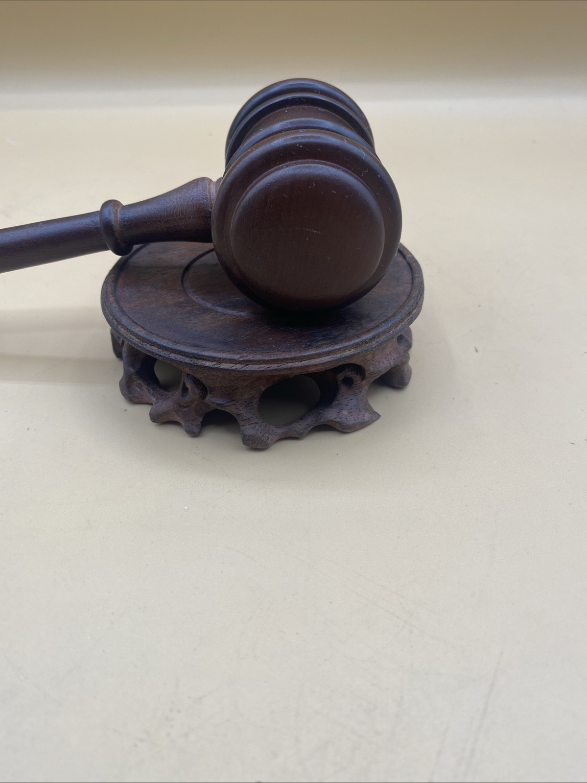 VTG Wooden Gavel See Pictures