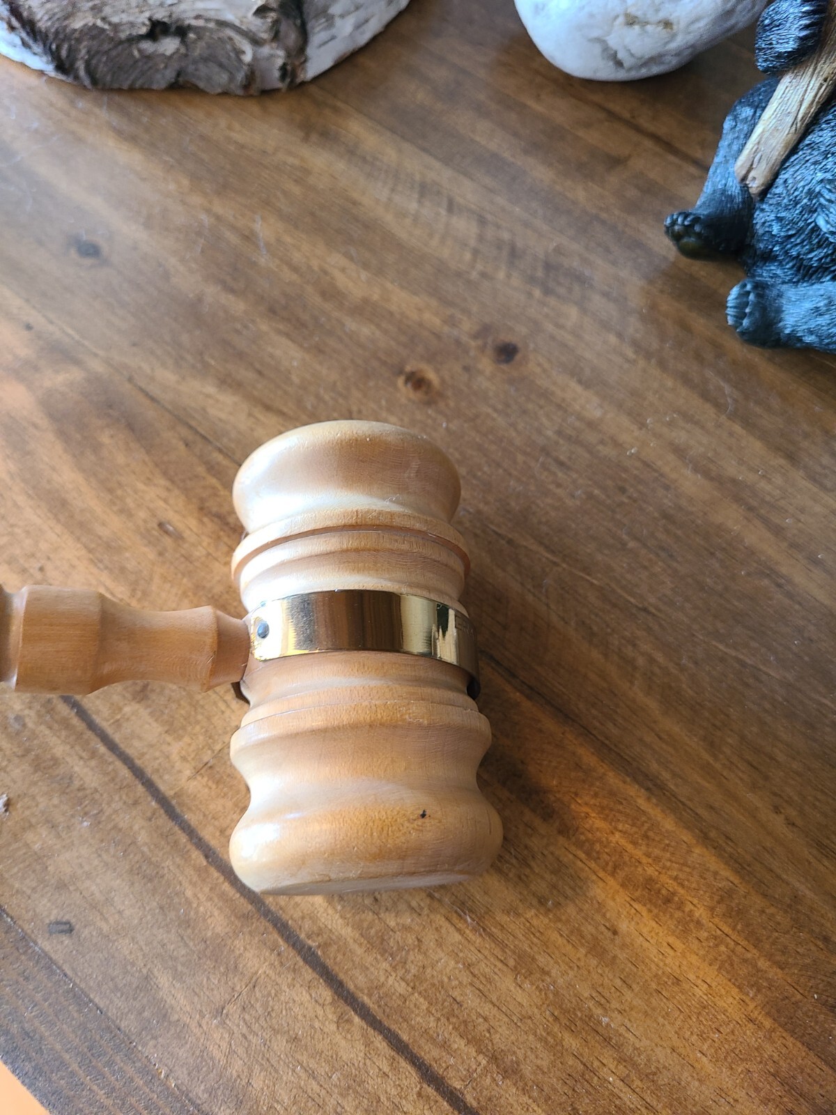 Vintage 1936- 1938 Wood Gavel Judge Lacey, Bowe- 11″