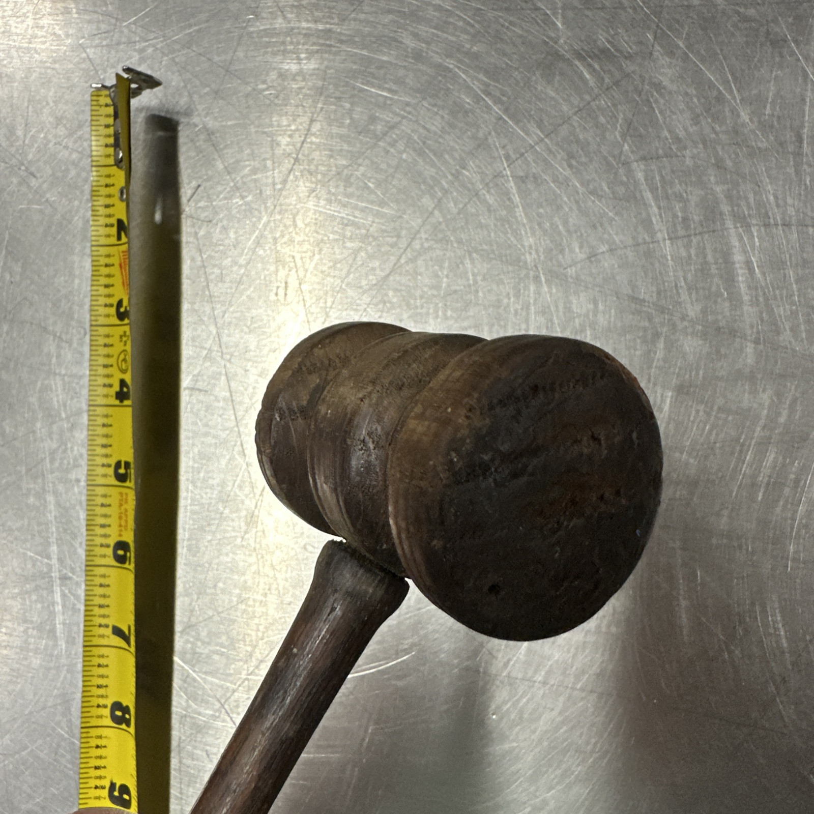 Antique Vintage Wooden Drumstick Mallet Gavel