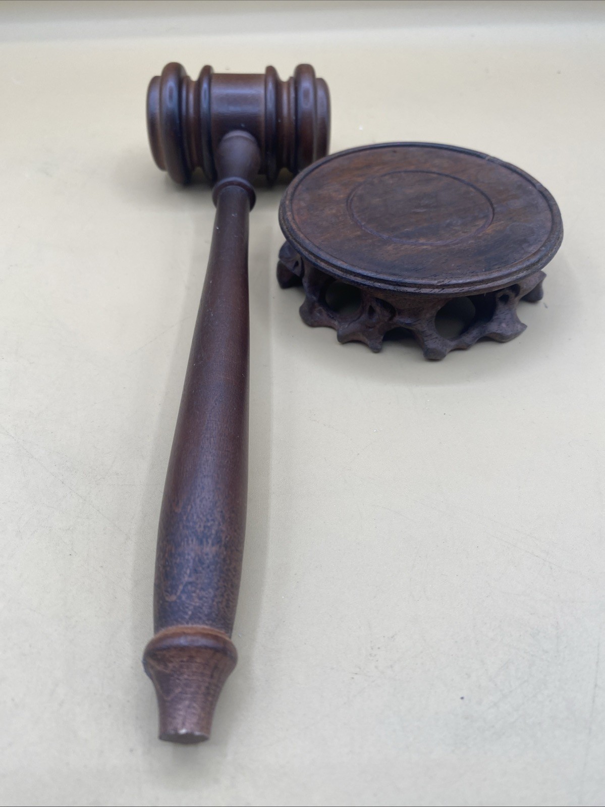 VTG Wooden Gavel See Pictures