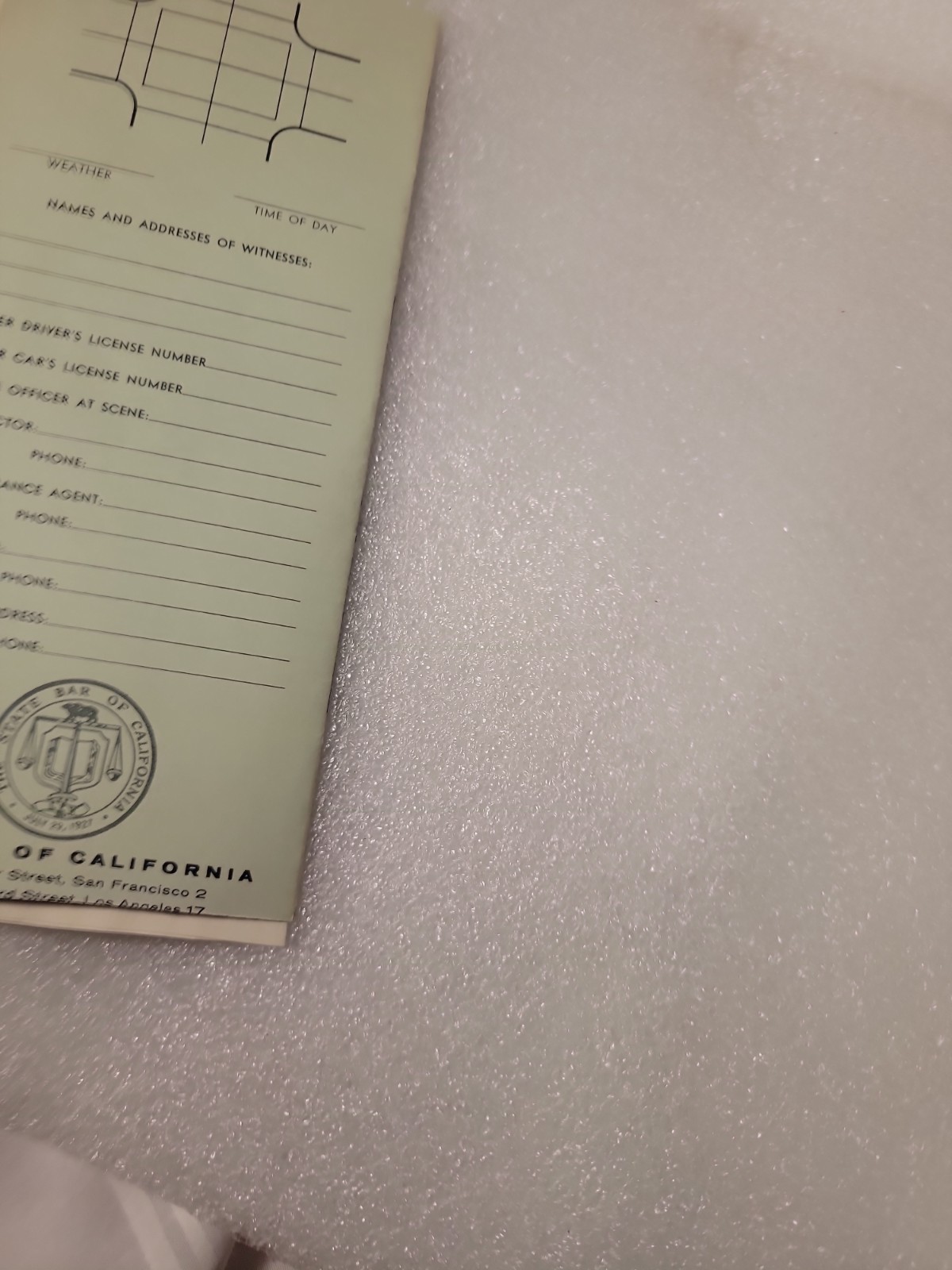 Vintage 1962 State Bar of California Report Driving Privilege Office Pamphlet