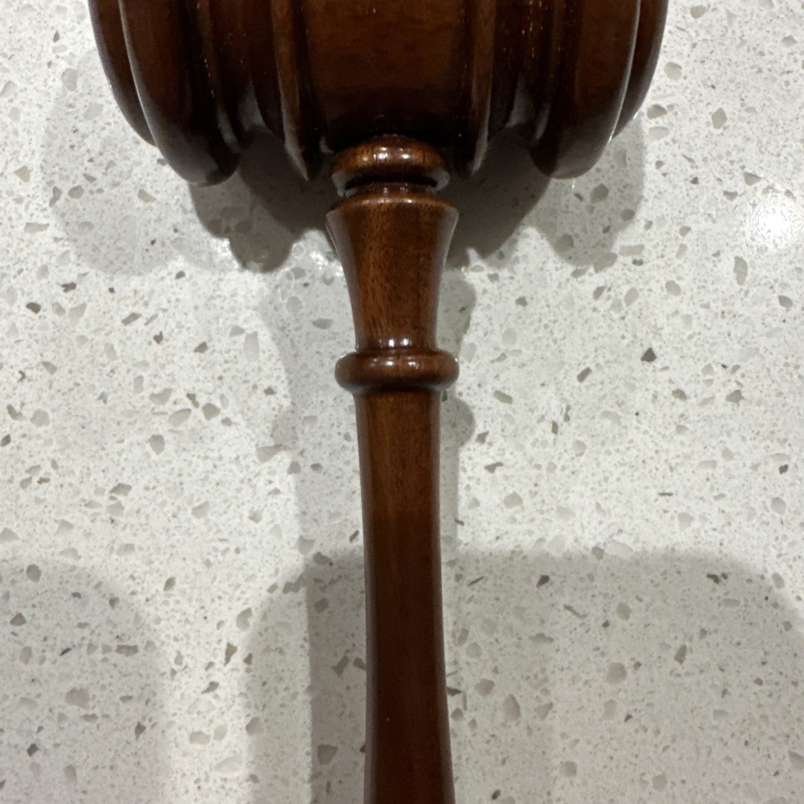 Vintage Wooden Judge’s Gavel Mallet 1990’s 10 Inch Walnut