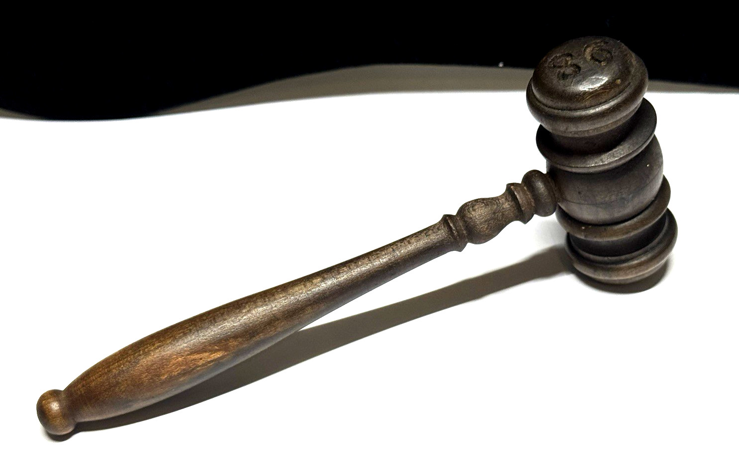 Vintage Wooden Gavel Wood Meeting Judges Judge ORDER COURT Costume Patina #98 86