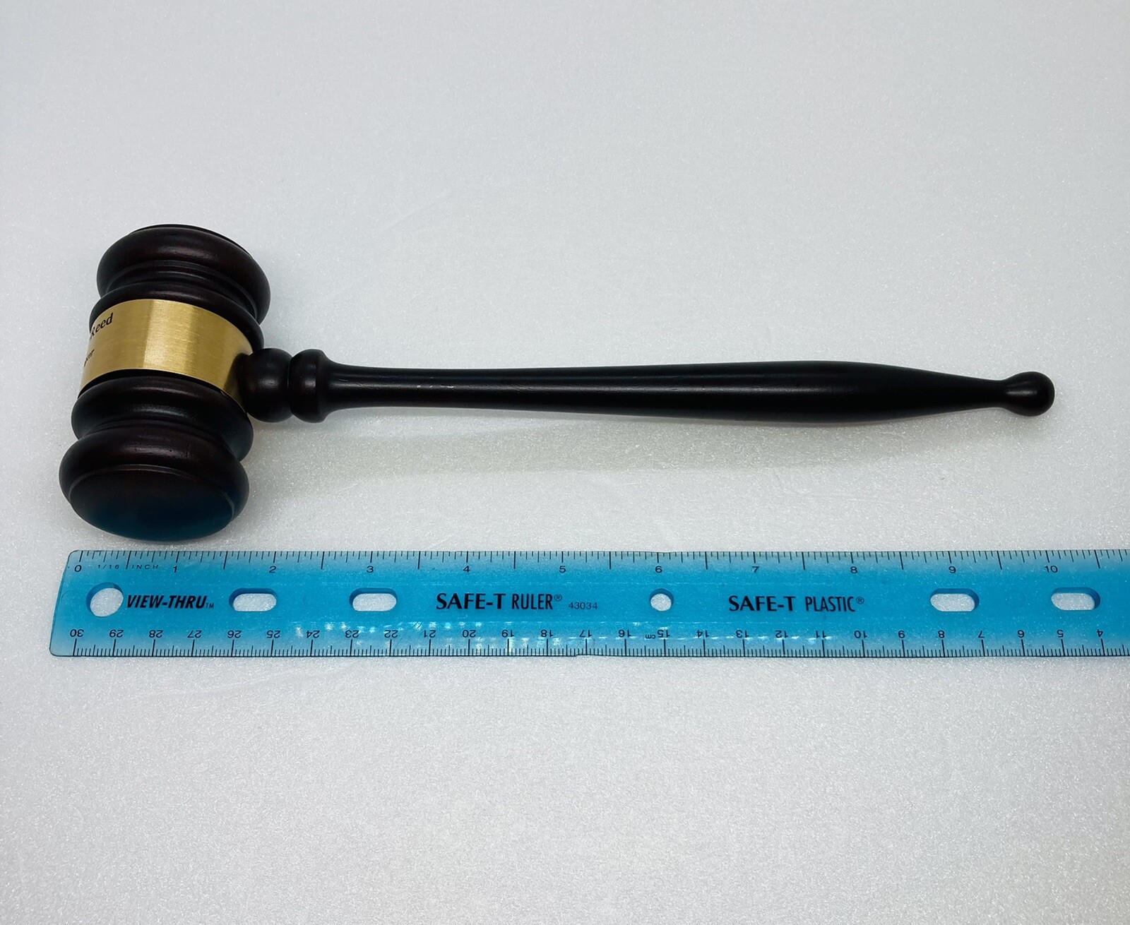 Rare NCBW President Mahogany Wood Gavel 2004 Commemorative Gift USA Made 23