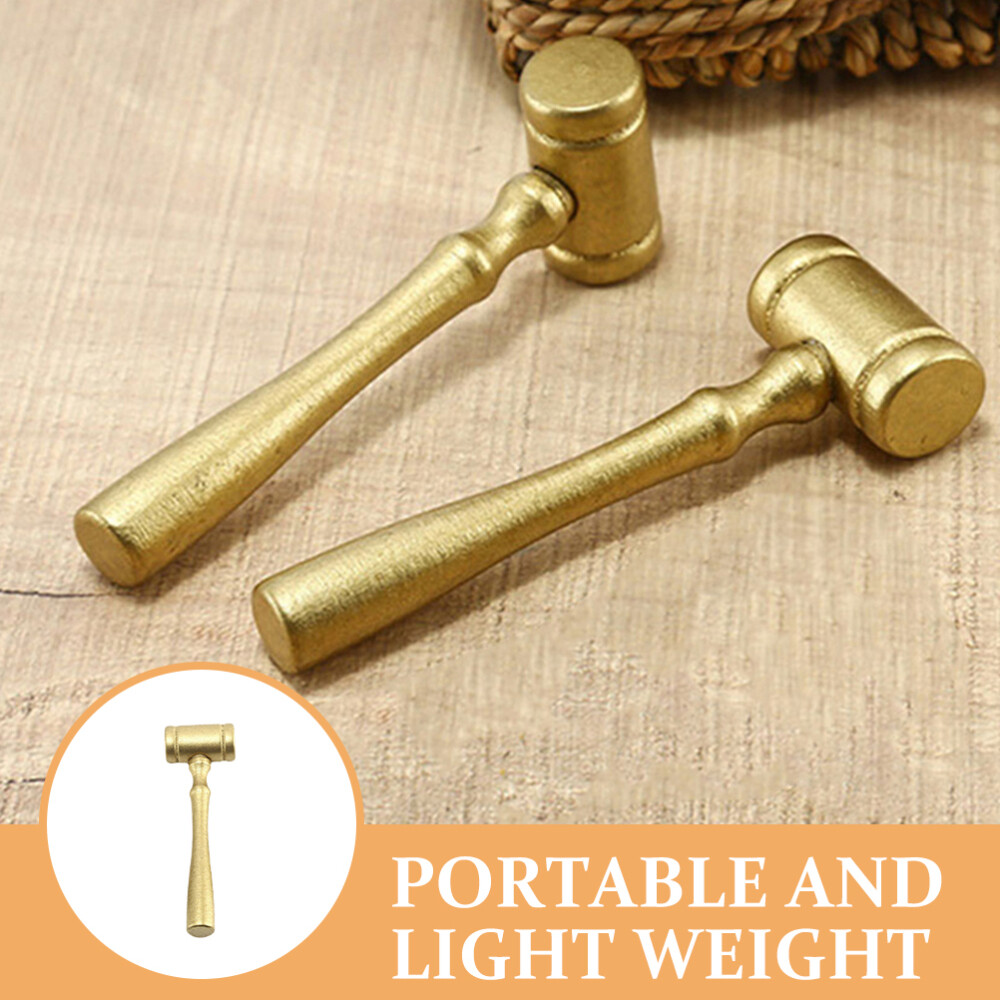 4pcs Small Gavel Judge Wooden Gavel Plaything Party Costume Hammer for Kids