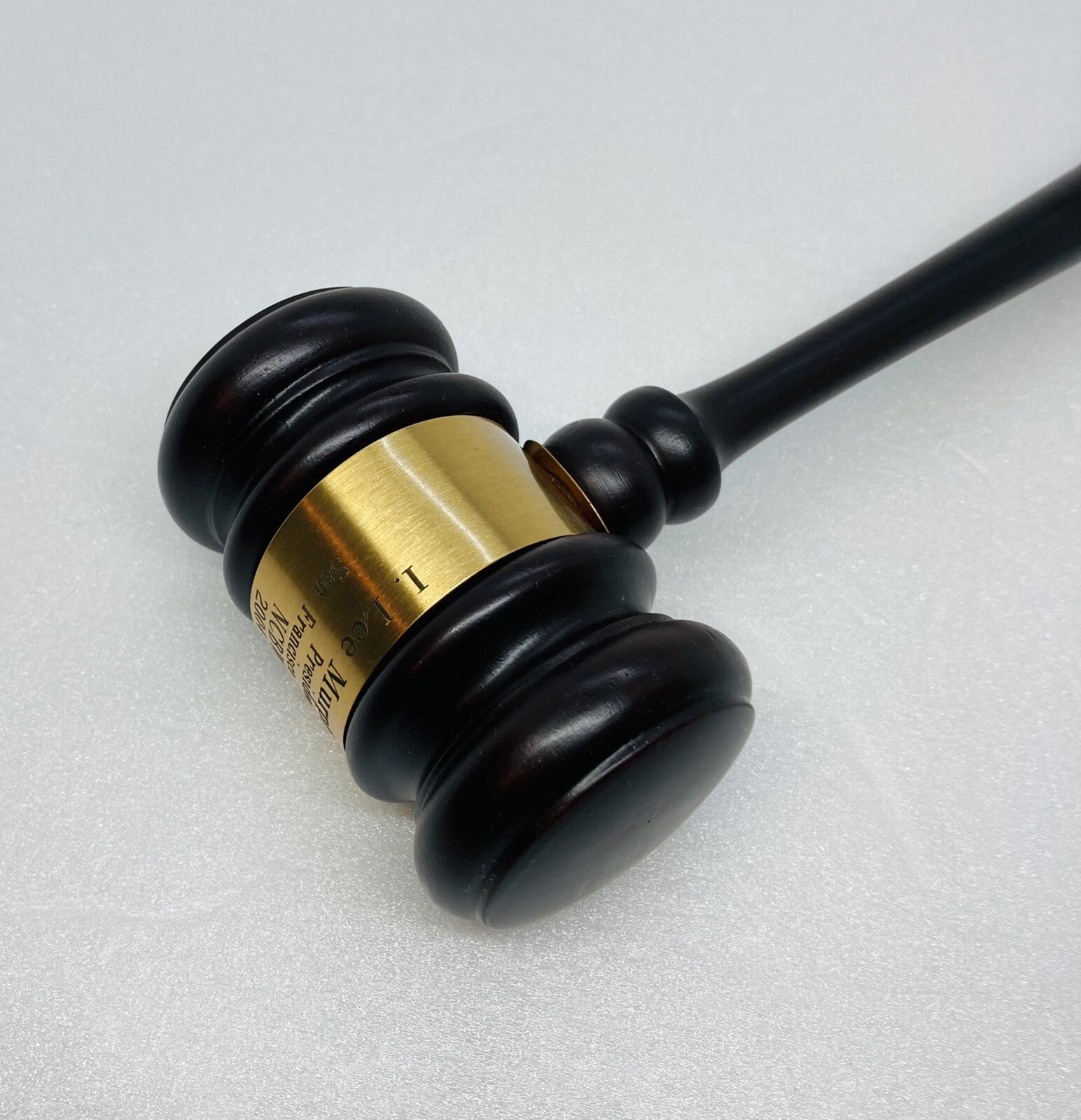 Rare NCBW President Mahogany Wood Gavel 2004 Commemorative Gift USA Made 23