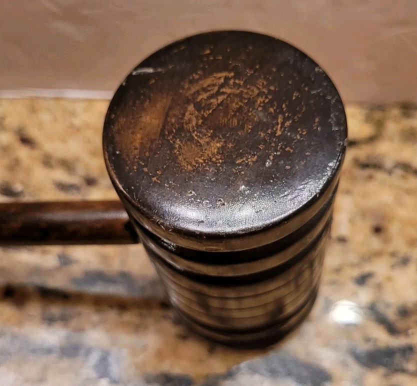 Vintage Wooden Judge Gavel Solid Wood Courtroom Decor 10” Classic Style