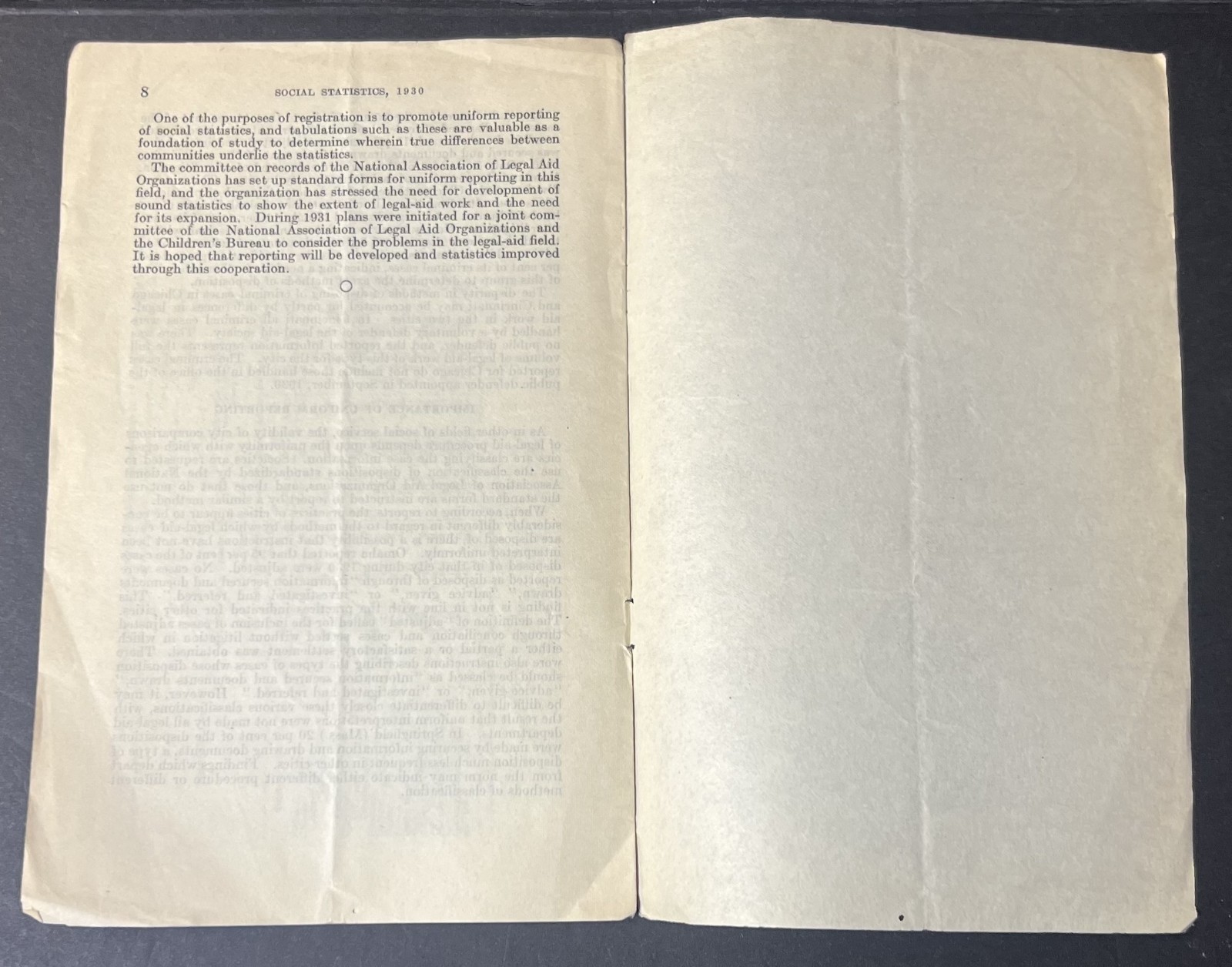 Legal Aid by Glenn Steele 1932 United Dept. of Labor Publication -East Cleveland