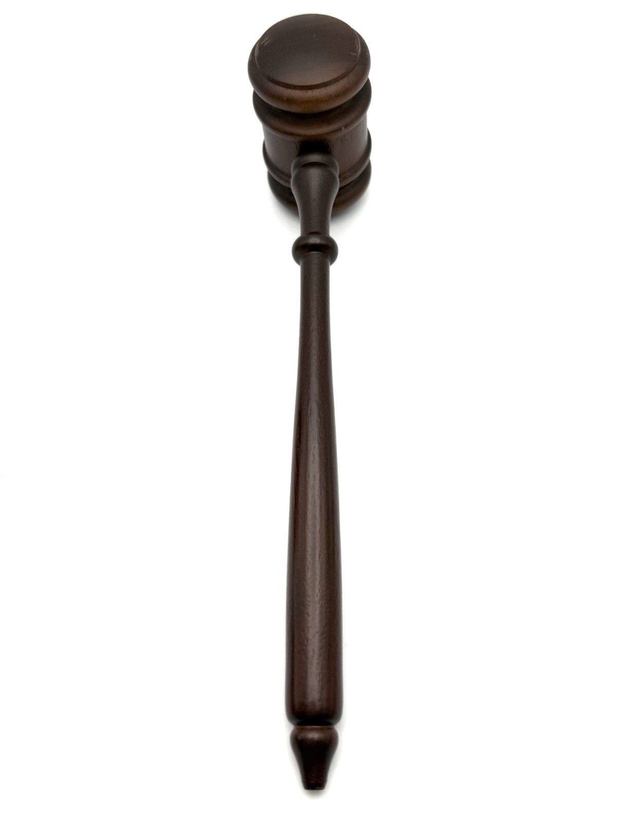 Vintage wood gravel Judge Masons Masonic Auctioneer 10.25” Brown