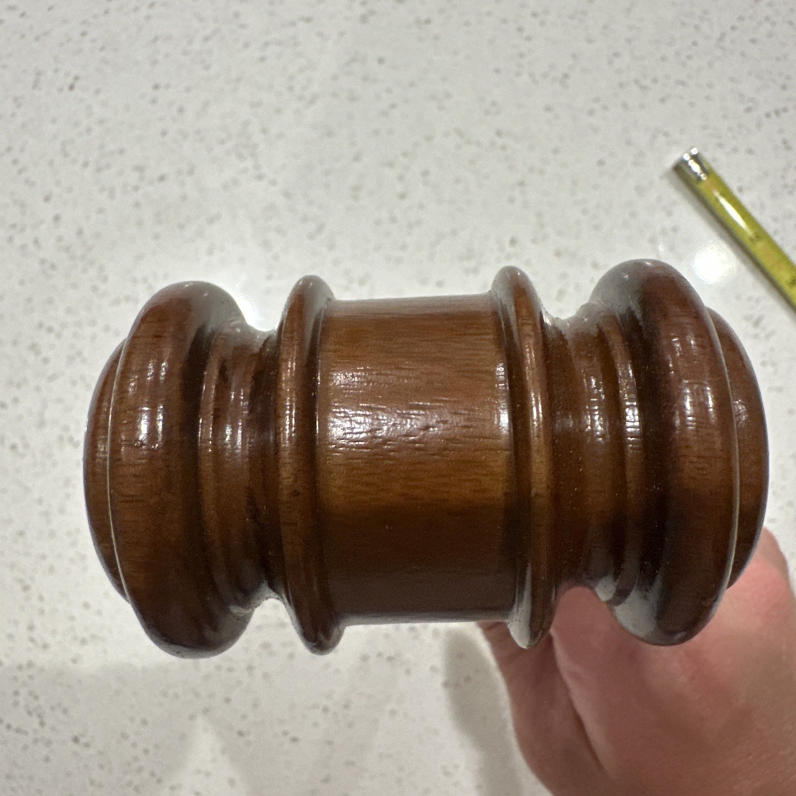 Vintage Wooden Judge’s Gavel Mallet 1990’s 10 Inch Walnut