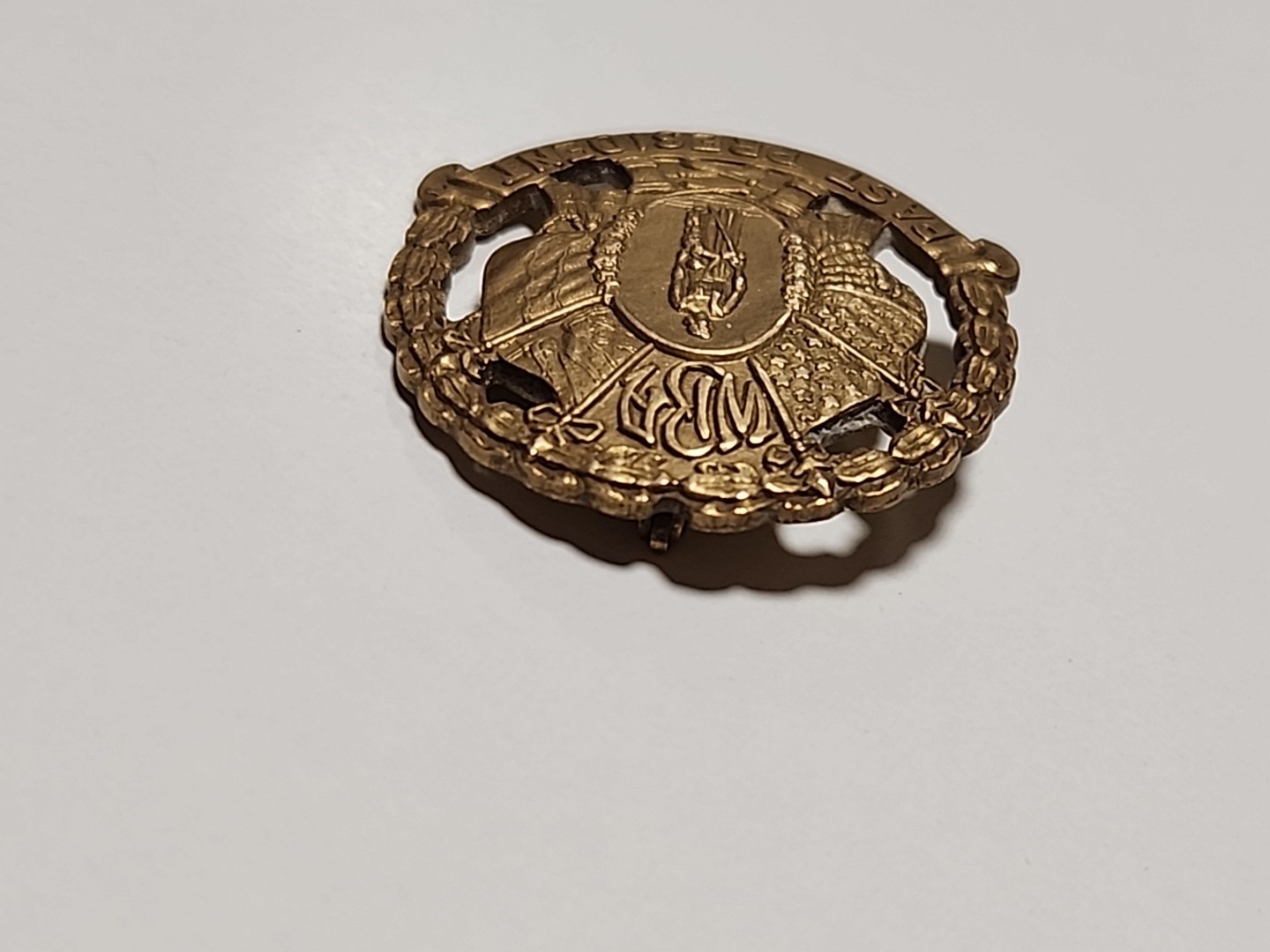 Rare Vintage Rolled Gold WBA Women’s Bar Association – Past Presidenr Pin Badge
