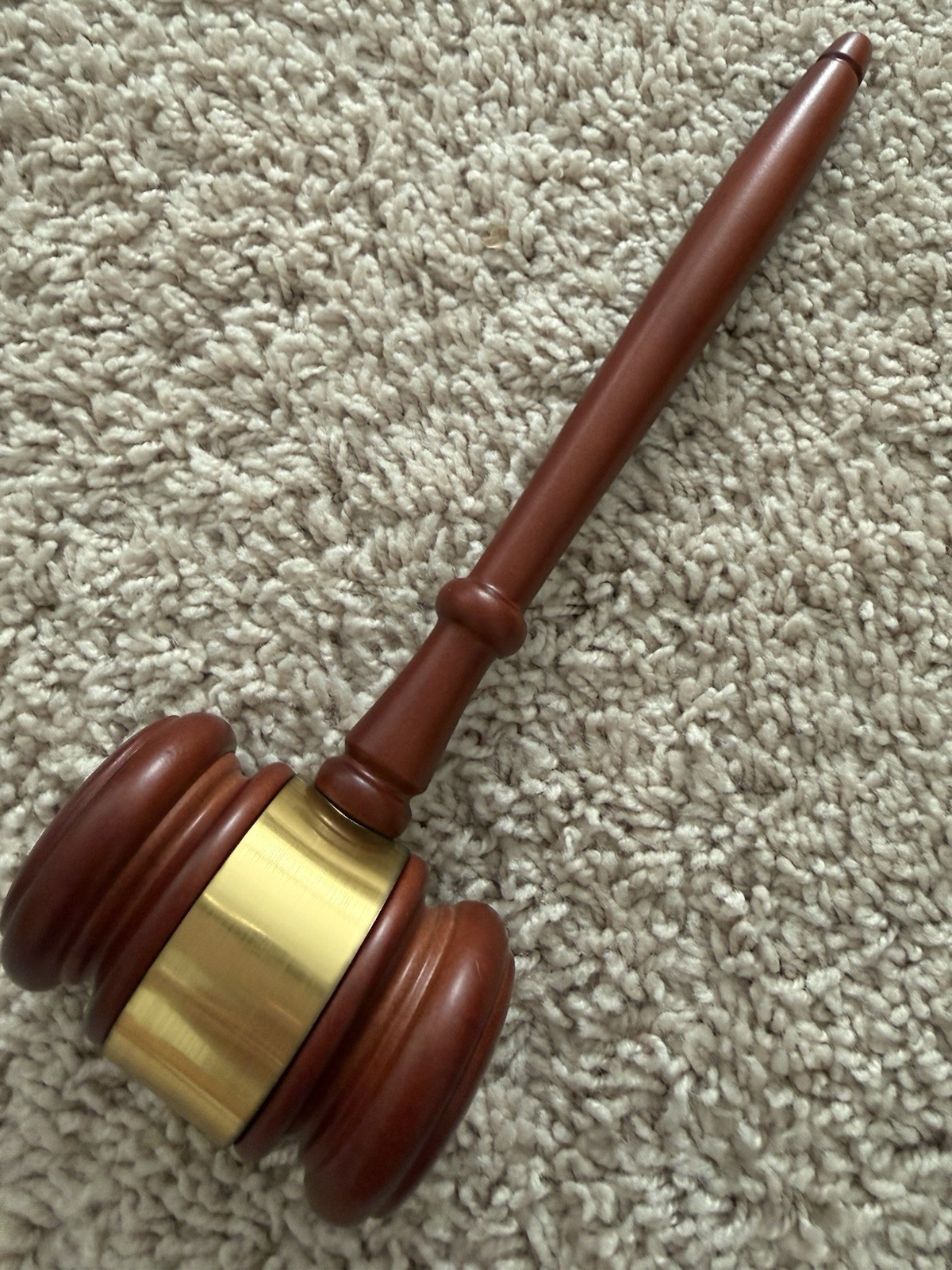 NEW Wooden Gavel and Sound Block Set for Judge Auctioneer Lawyer *Pls read*