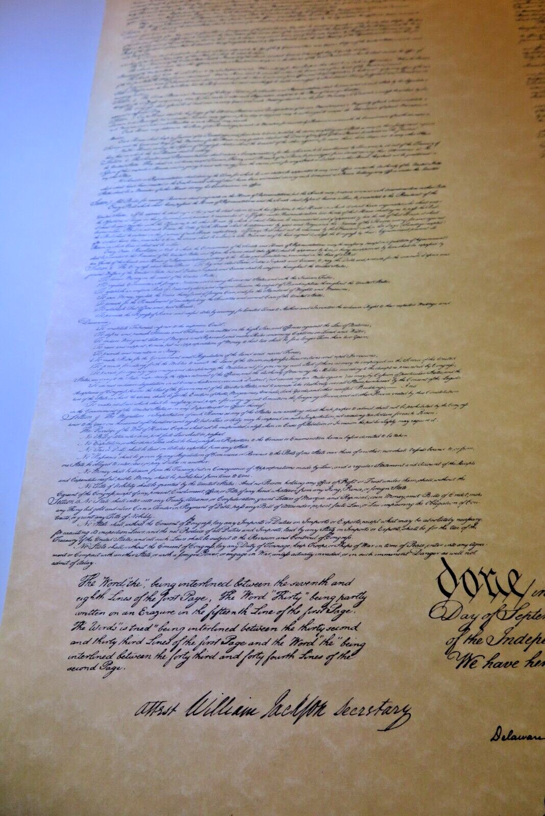 1787 United States CONSTITUTIONS (TWO) «We The People» Replica Kmart Rubbermaid®
