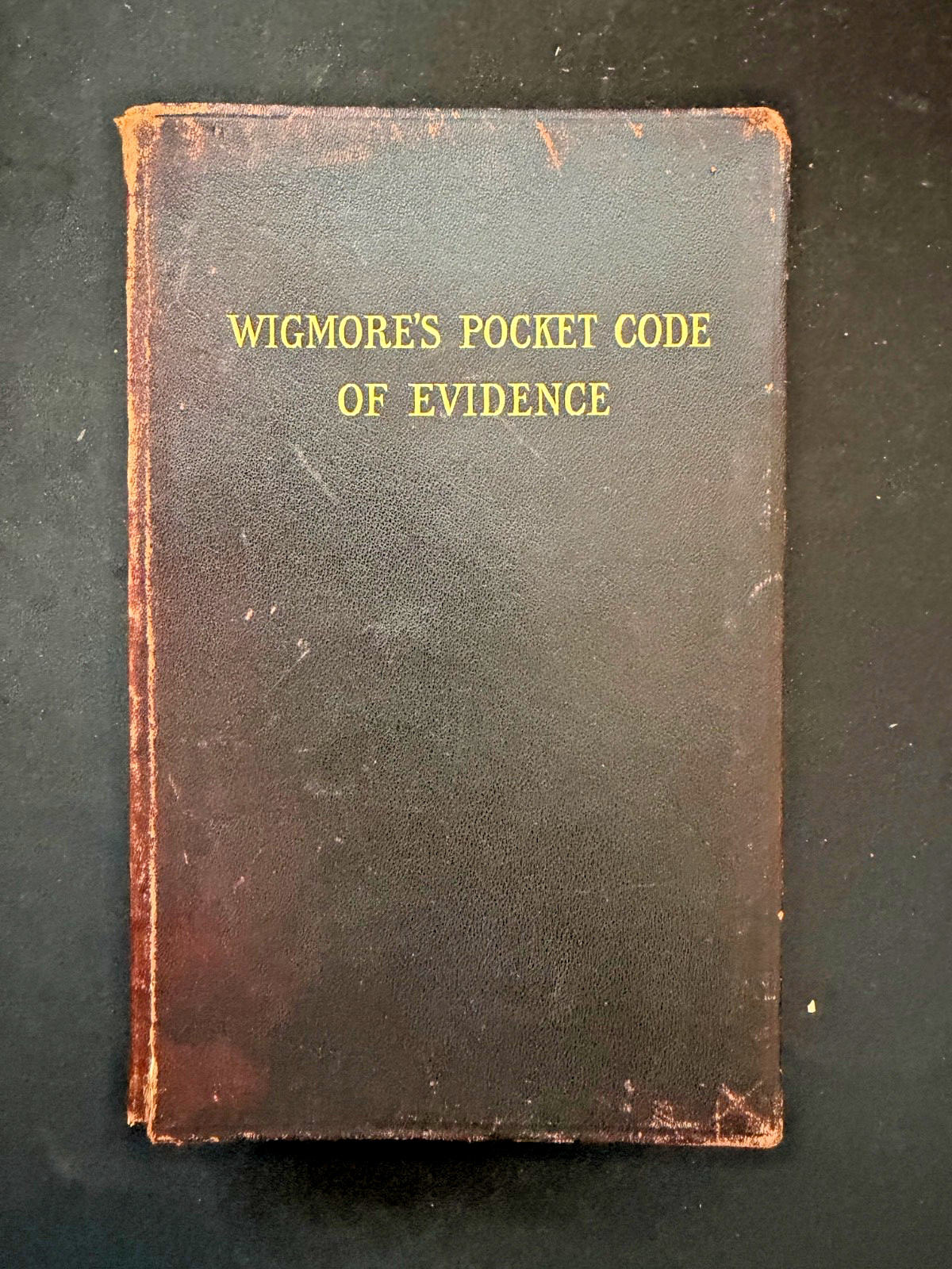 Wigmore’s Pocket Code of Evidence Law 1st Ed 1910