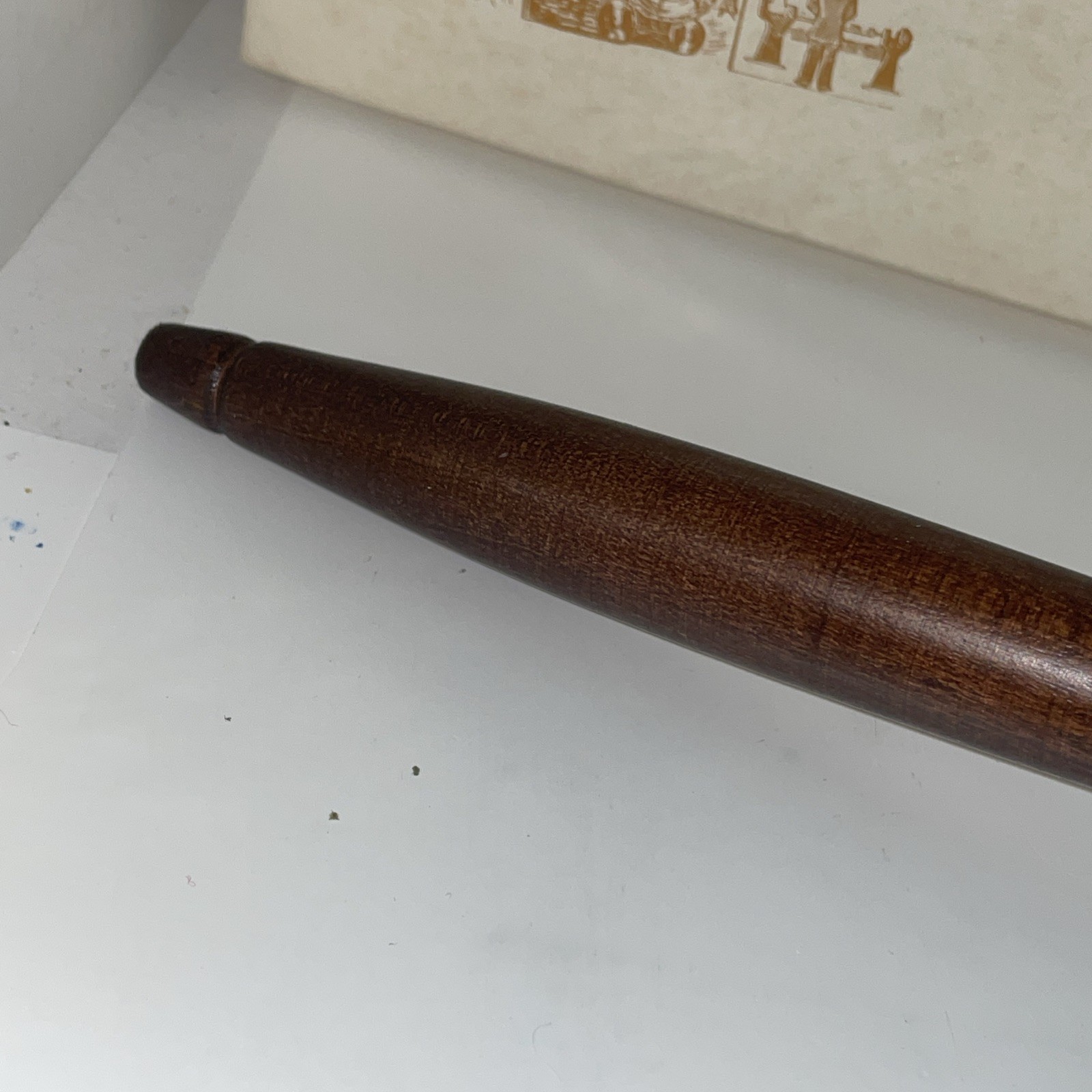 Customized Vintage Gavel made from Walnut & Brass metal Band