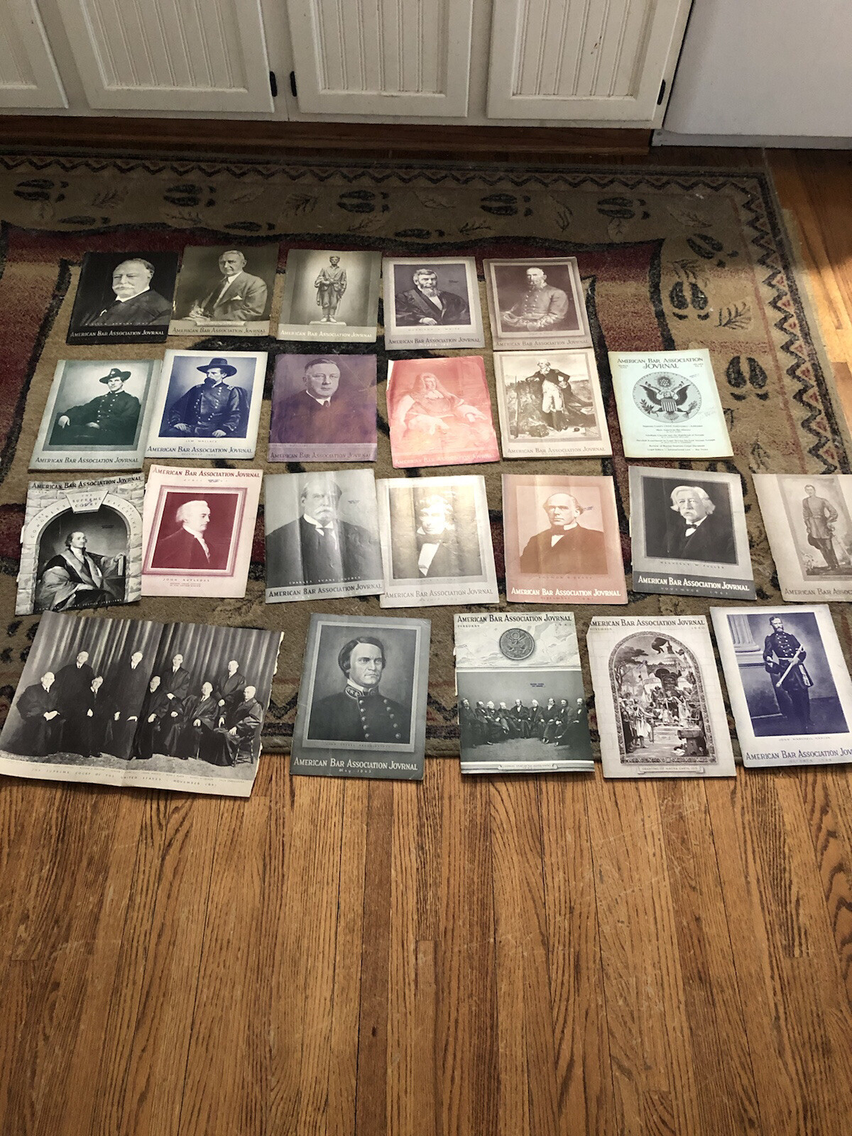 Vintage American Bar Association Journal Covers(18) and Full Magazines(4) Poster