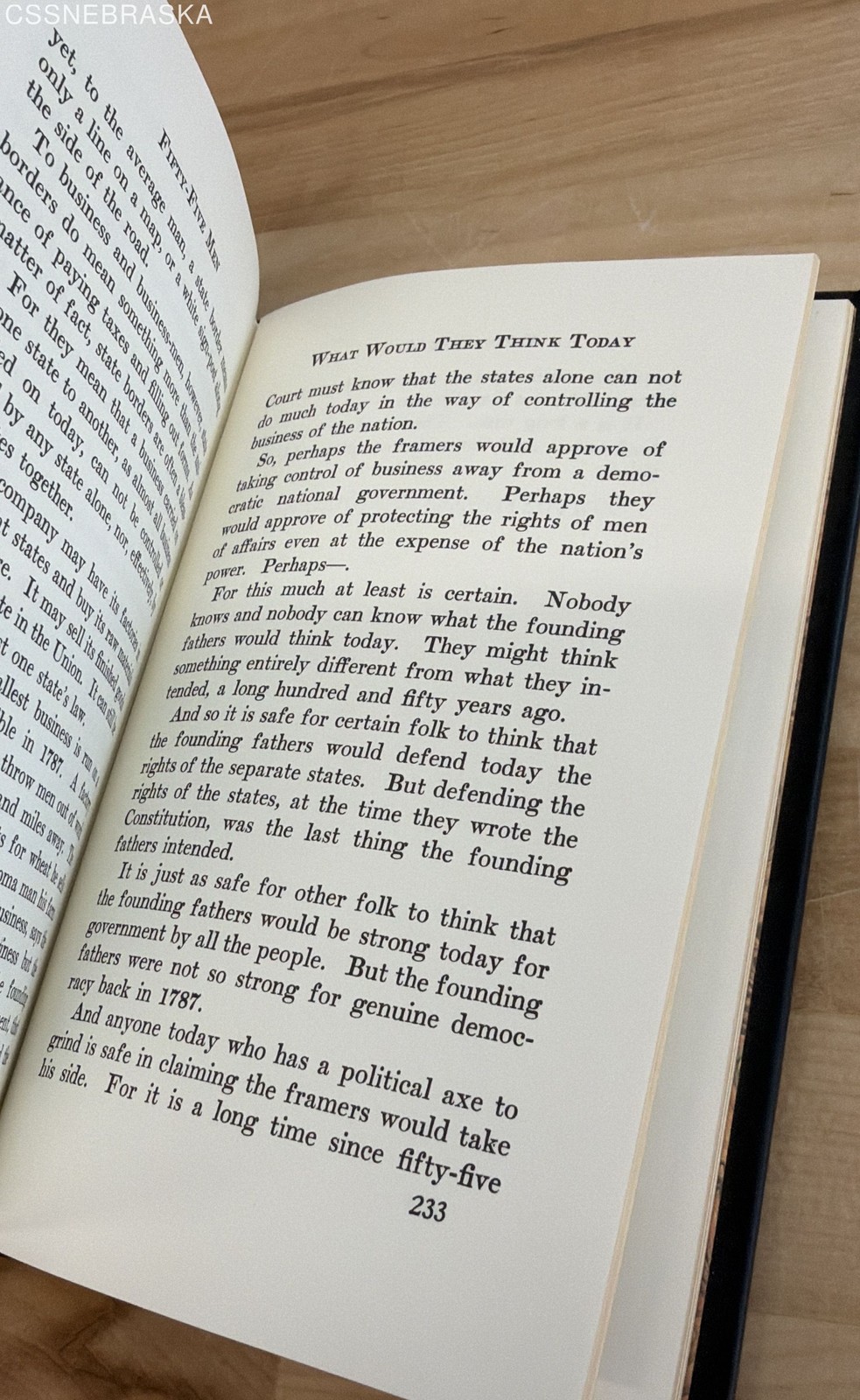 Fifty-Five Men Fred Rodell Palladium Press Library of American Freedoms Leather