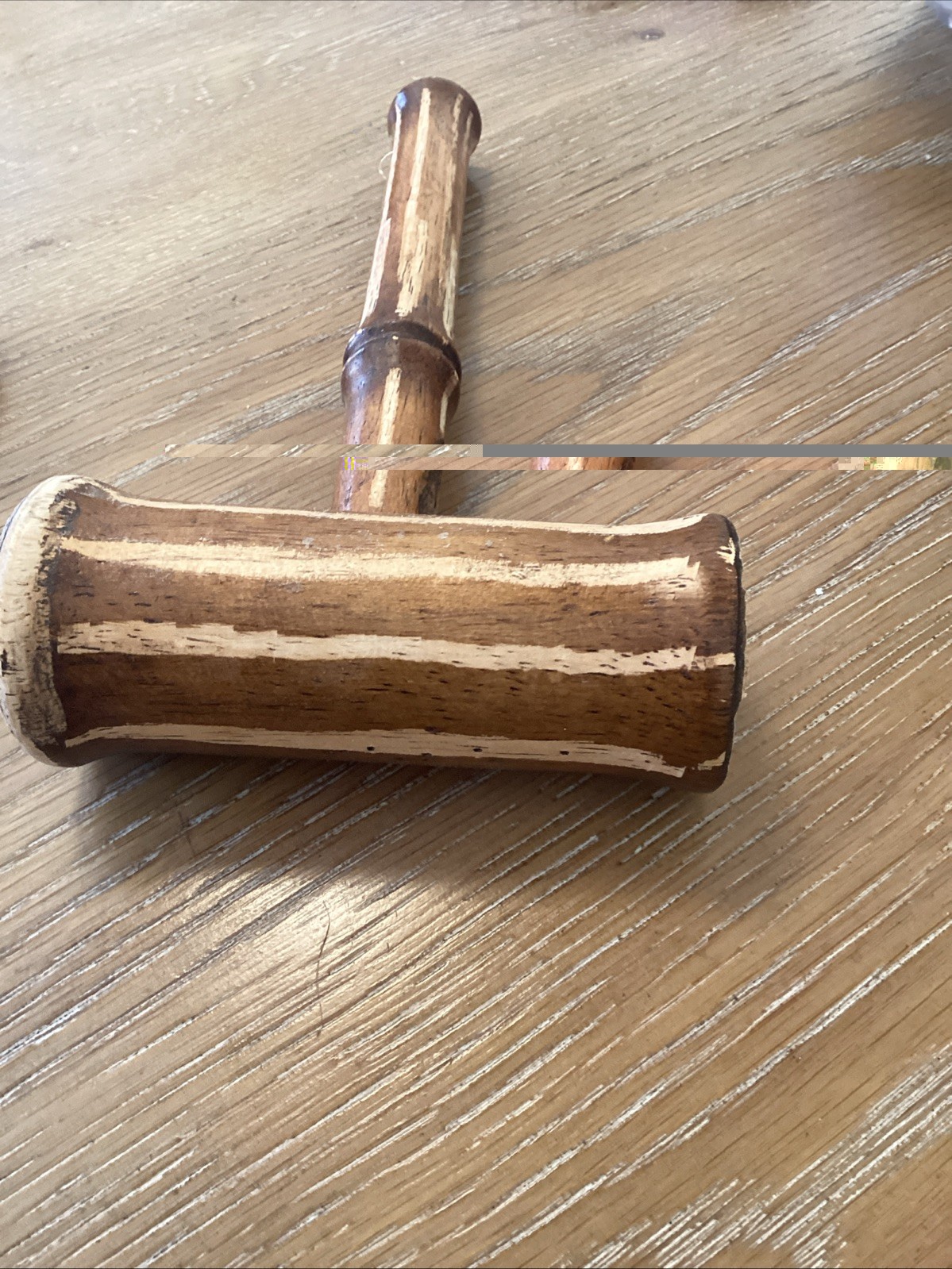 Handmade Mallet Wooden Judge Gavel 7 1/2”” Long 5”” Wide