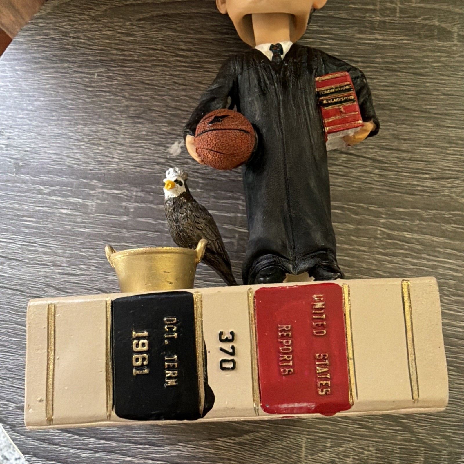 Byron White Bobblehead NUMBERED Green Bag Supreme Court Justice – 472/1206-NEW