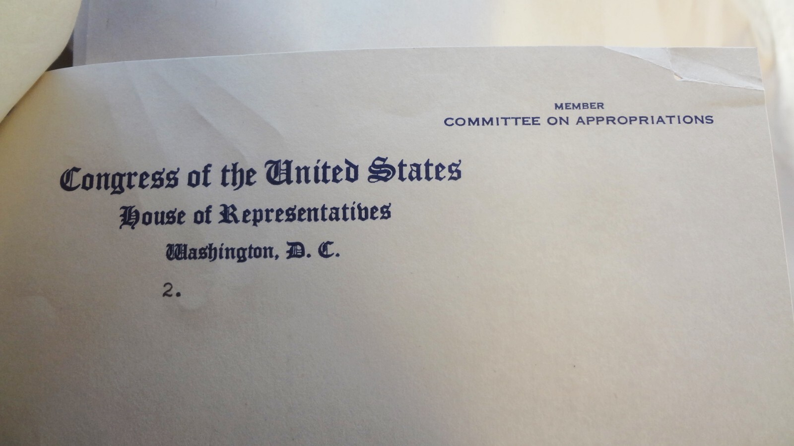 Historic Find~ 1936 CONGRESS HOUSE of REPRESENTATIVES LETTER to EDWARD DUMBAULD