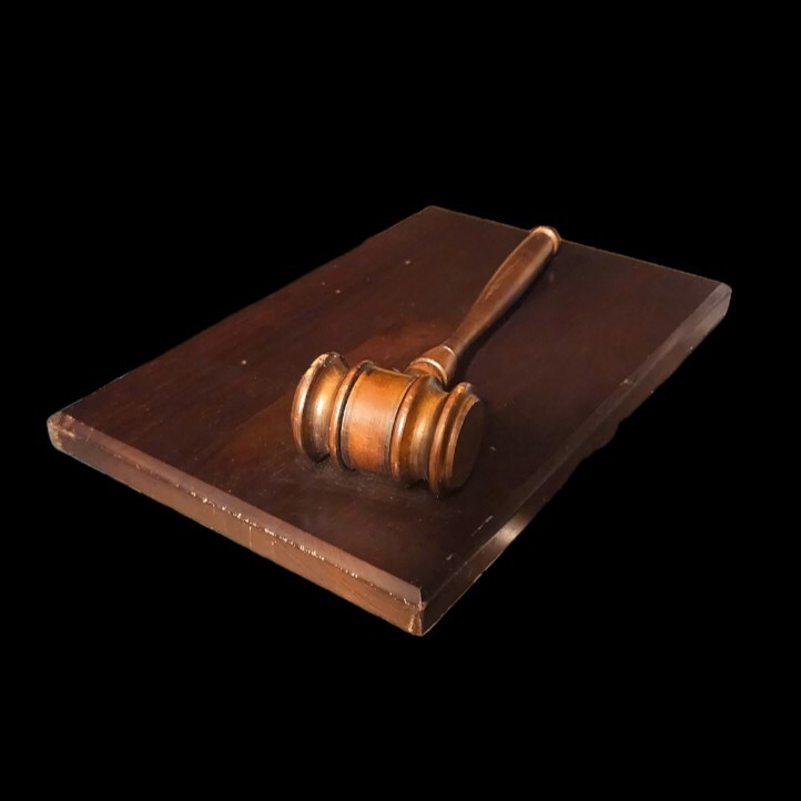 Vintage Solid Wood Gavel Wall Plaque Desk Decor For Judges Lawyers Auctioneers