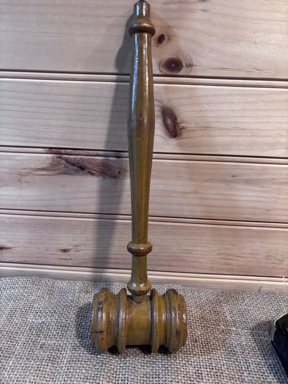 Vintage Wooden Gavel 10 Inch Legal Memorabilia Lawyers & Legal Collectible