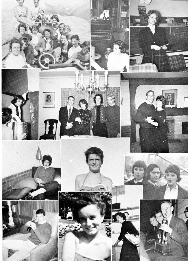 1960 Grosse Pointe The University School Yearbook~Photos~History~Football~Dance