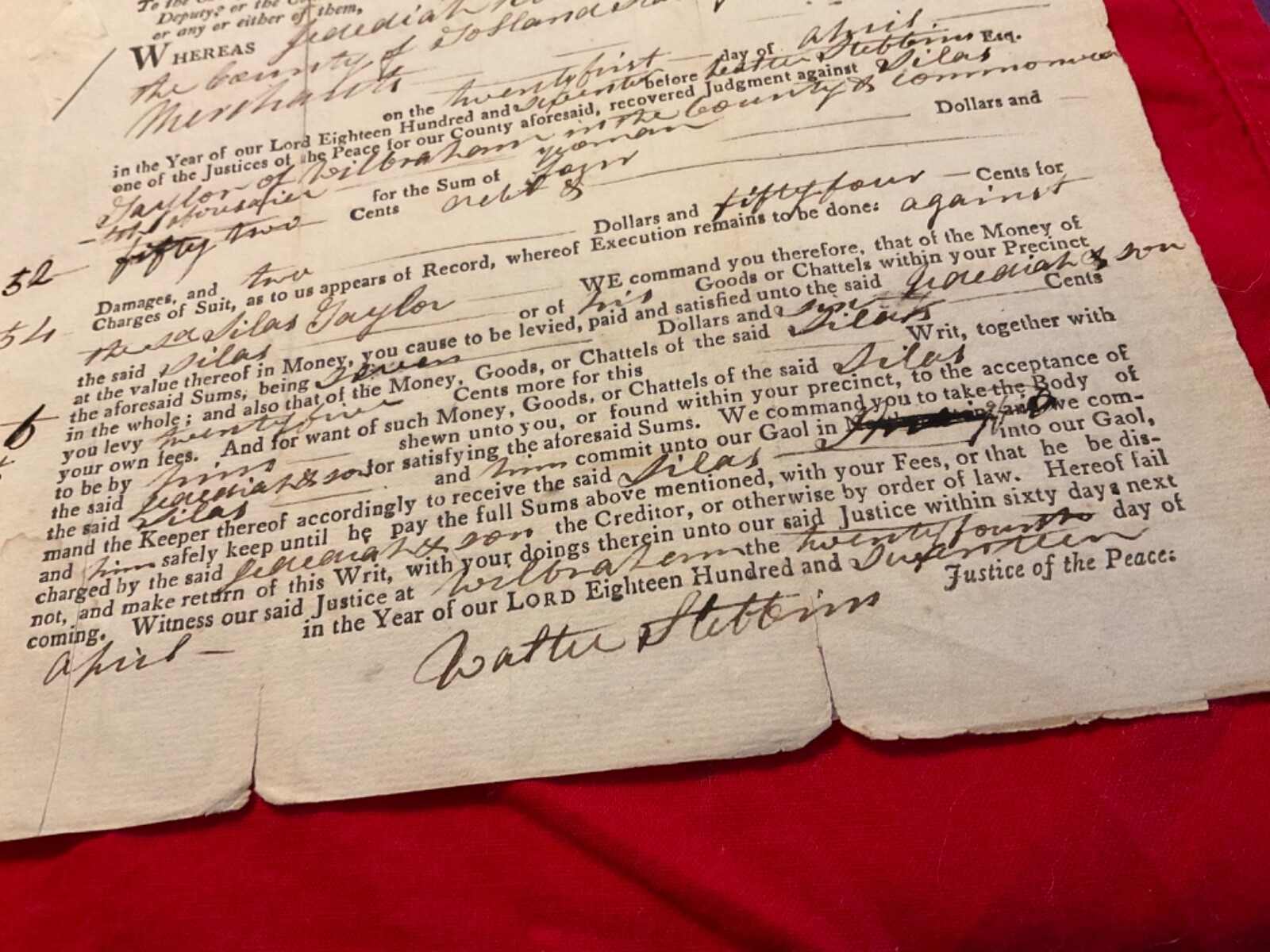 DEBTORS PRISON GOAL COMMITMENT MASSACHUSETTS INTERESTING #1849