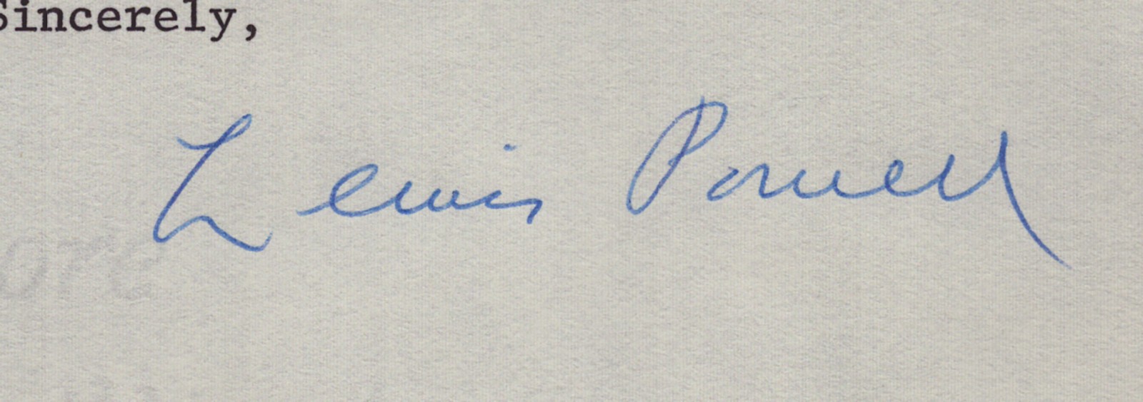 LEWIS F. POWELL JR. – TYPED LETTER SIGNED 09/23/1974