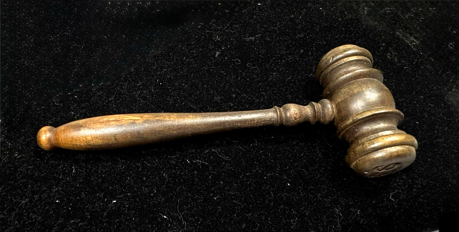Vintage Wooden Gavel Wood Meeting Judges Judge ORDER COURT Costume Patina #98 86