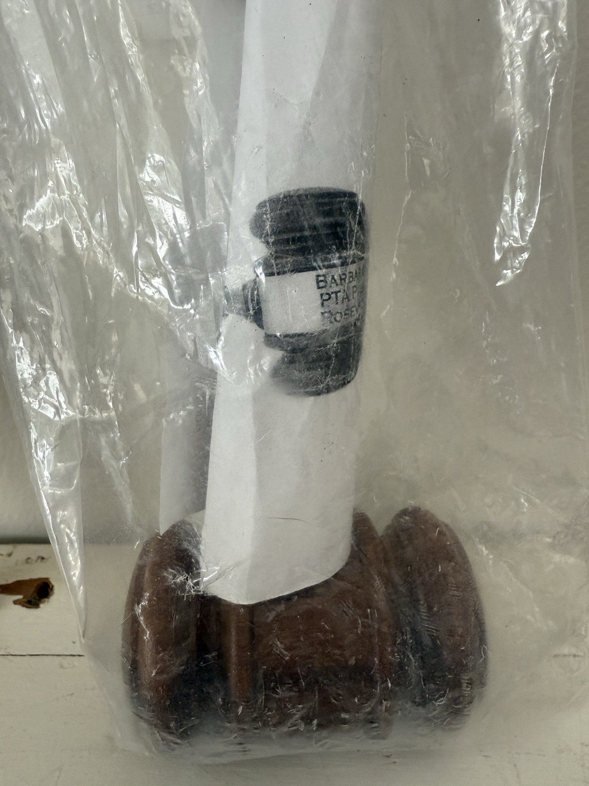 Gavel Walnut Made in USA New in Package Teacher Judge Lawyer Moderator Mother