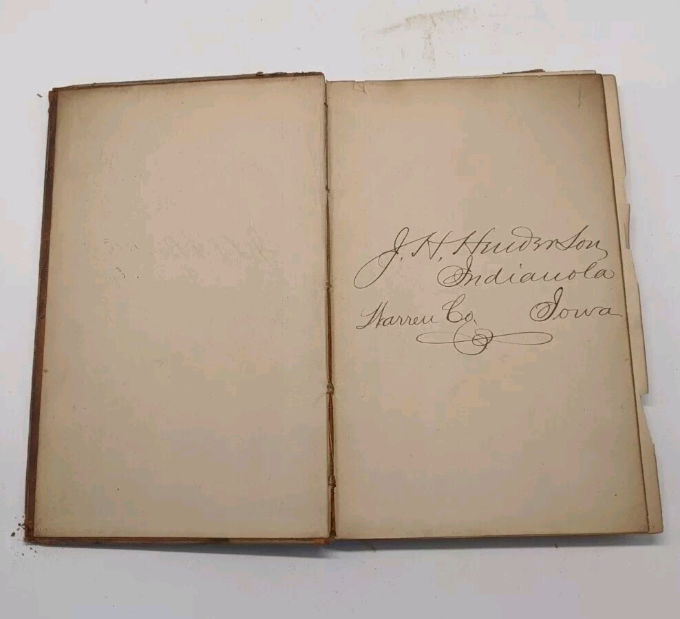Laws Of Iowa Acts And Resolutions 1886, 1889, 1892. Three Hardcover Book Lot